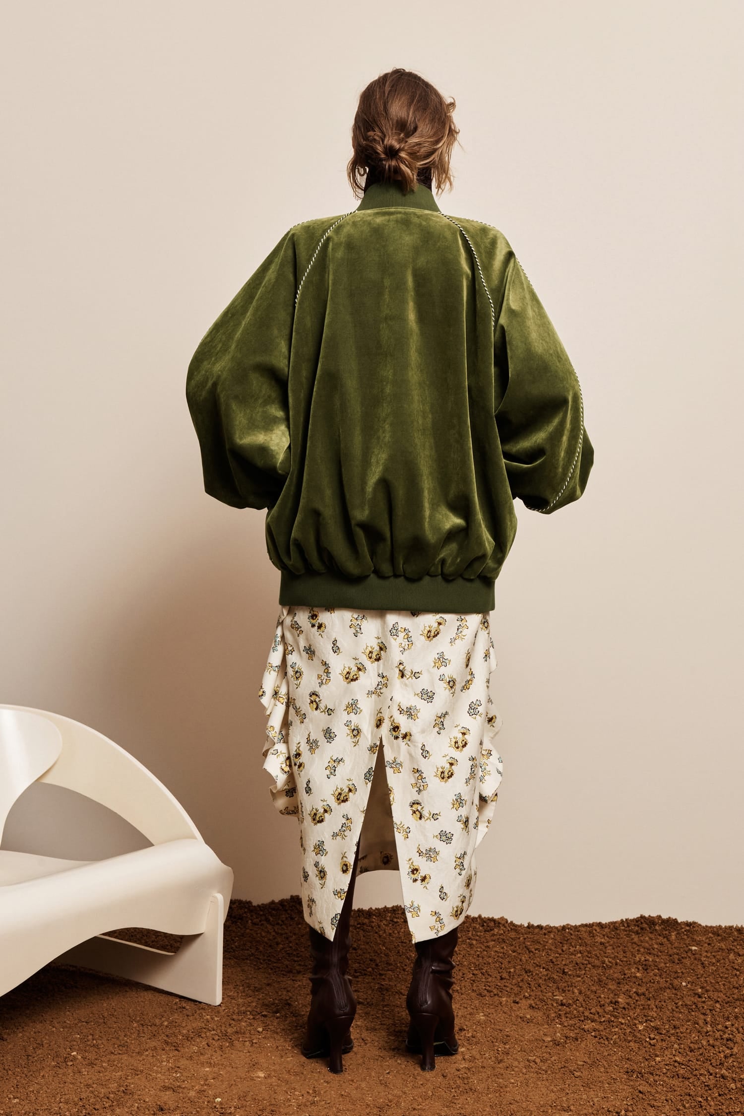 Alemaïs Casey Veste Bomber 10 velours fin doublée