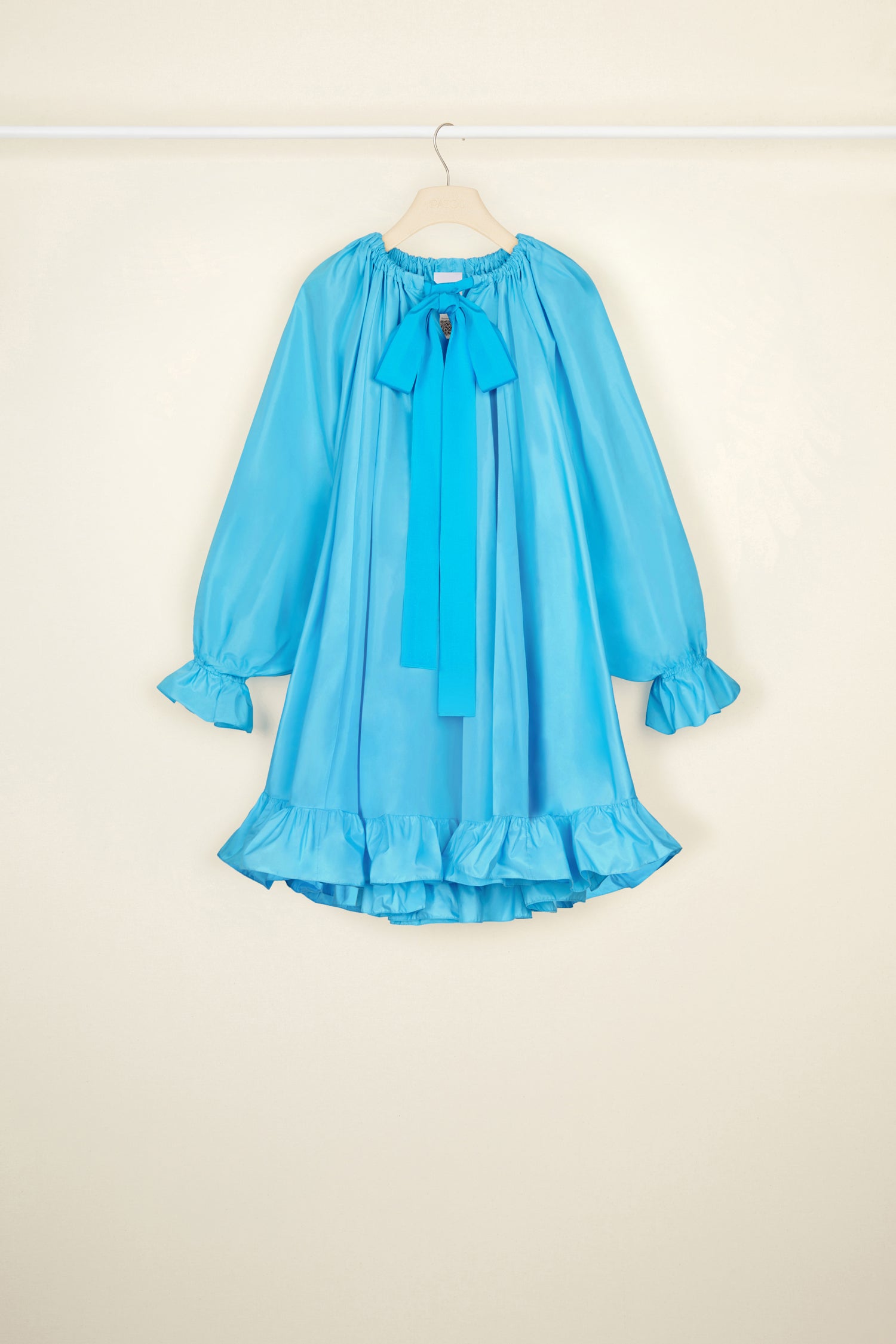 Patou DR079 robe faille recyclée turquoise