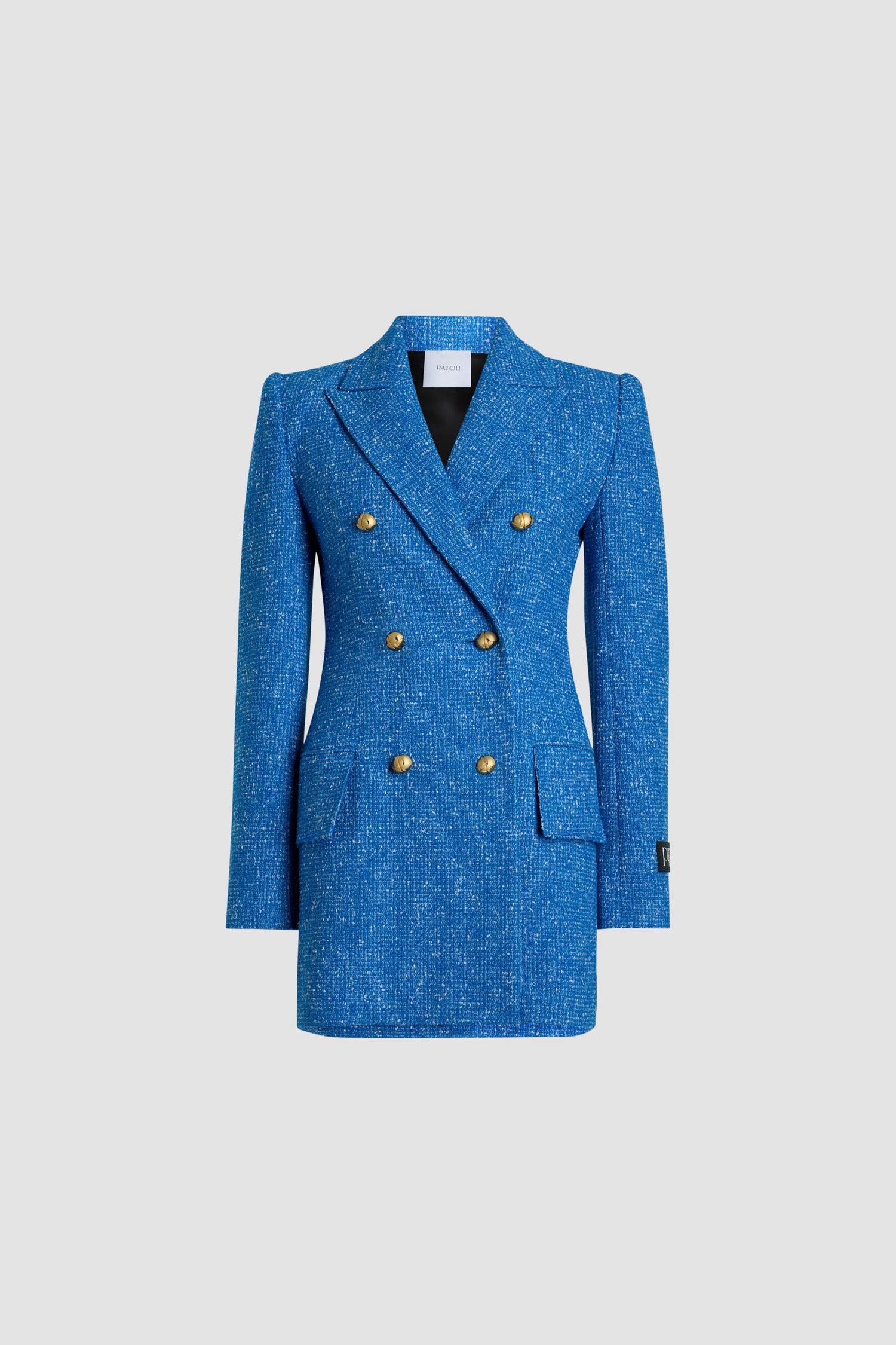 Patou JA042 veste tweed bleu Victoria 34