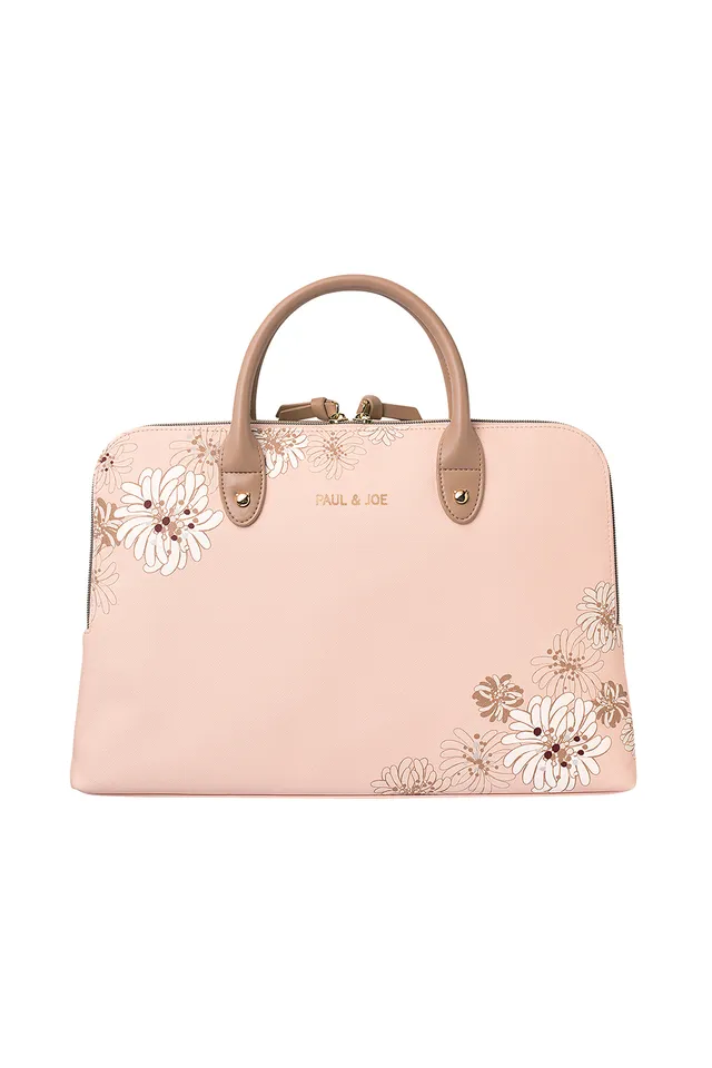 Paul & Joe sacoche ordinateur floral rose TU 39 cm