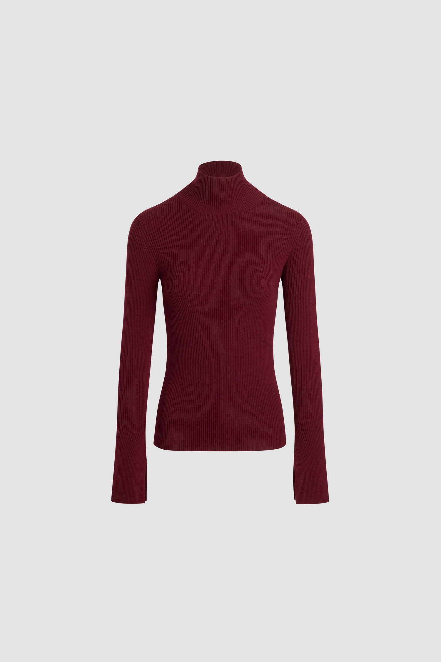 Patou KN275 pull côtelé Syrah laine mérinos