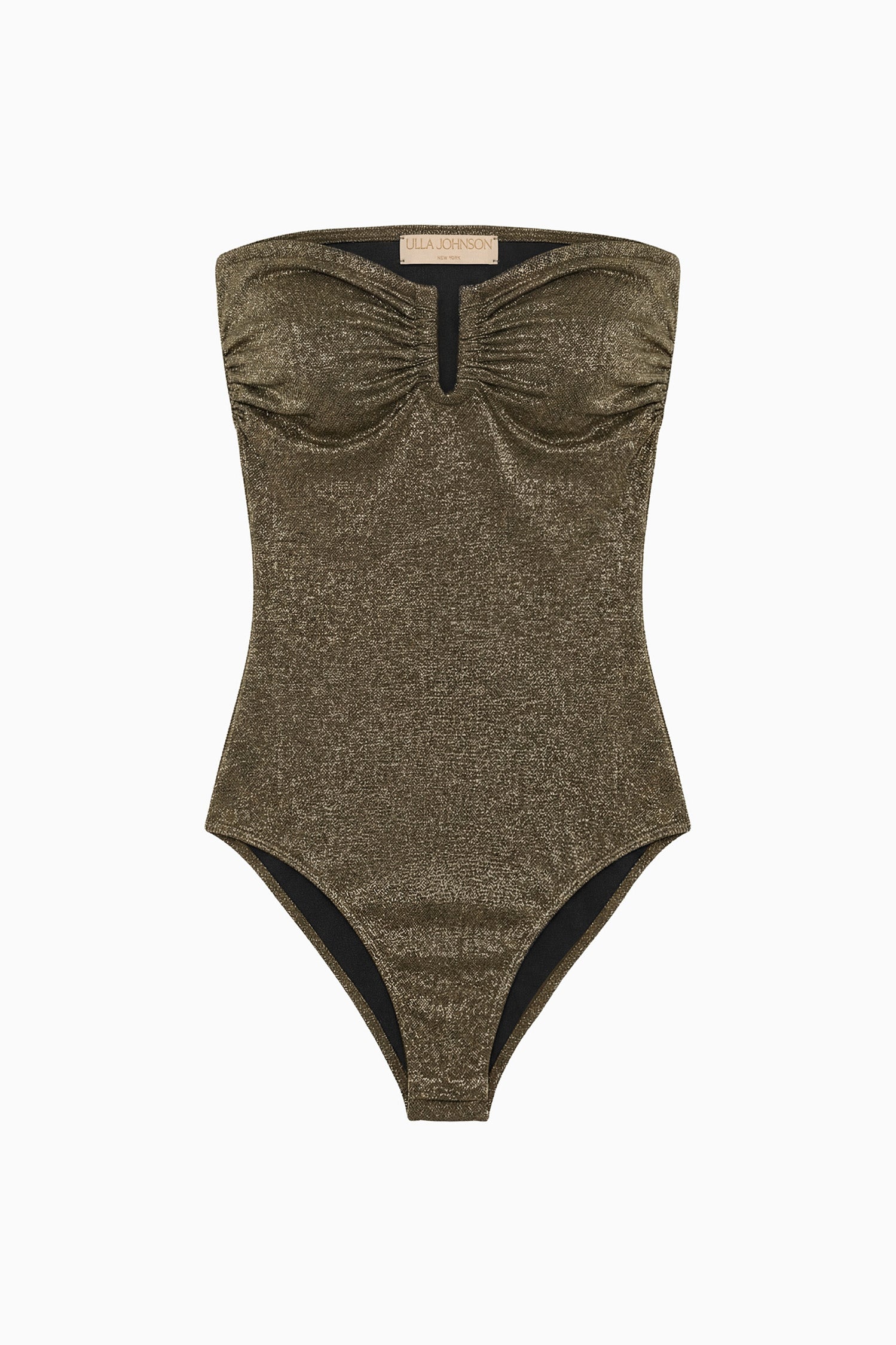 Ulla Johnson Monterey Maillot maillot 1 pièce noir bustier