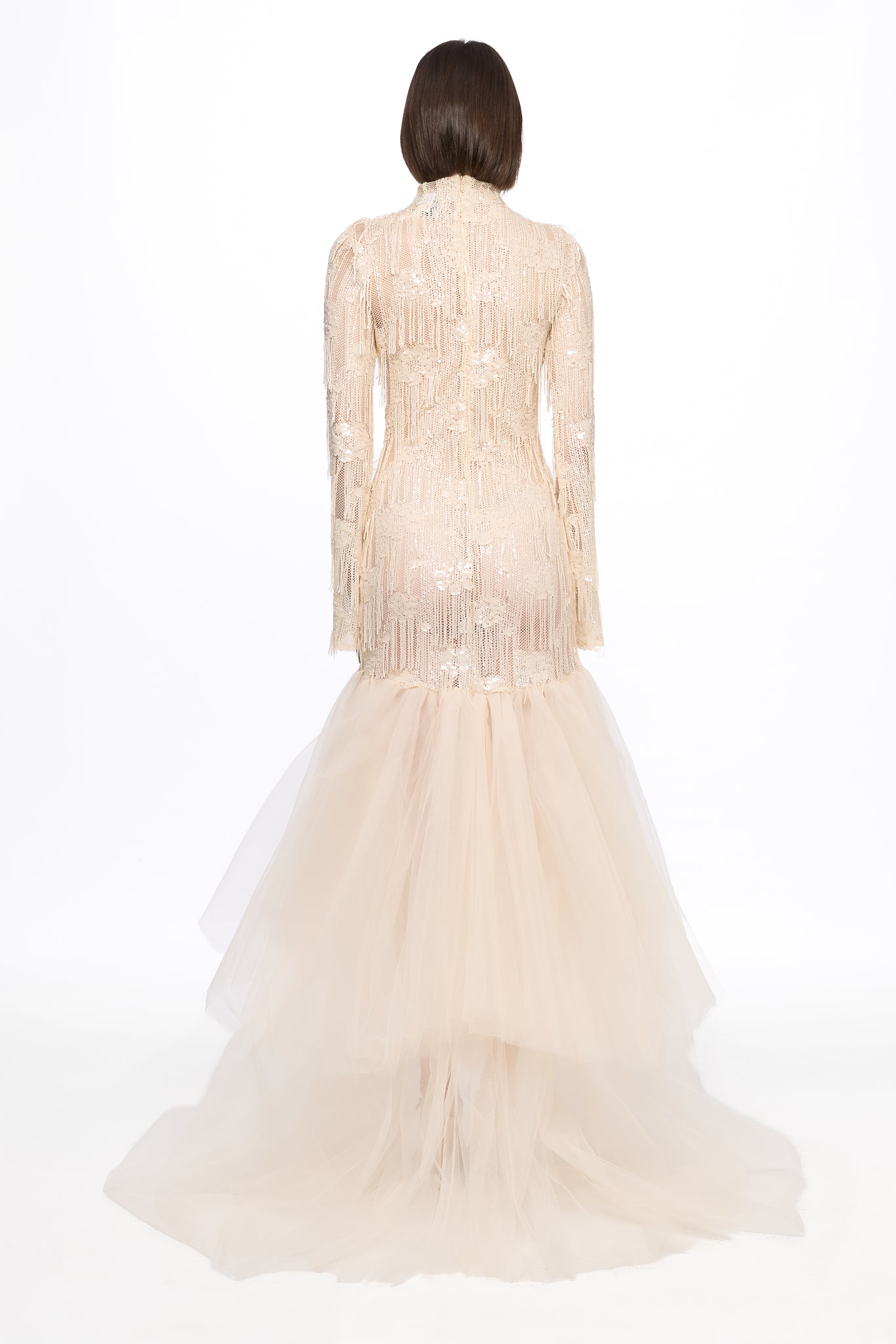 ATU Body Couture Long and formal dresses robe longue sequins vanille