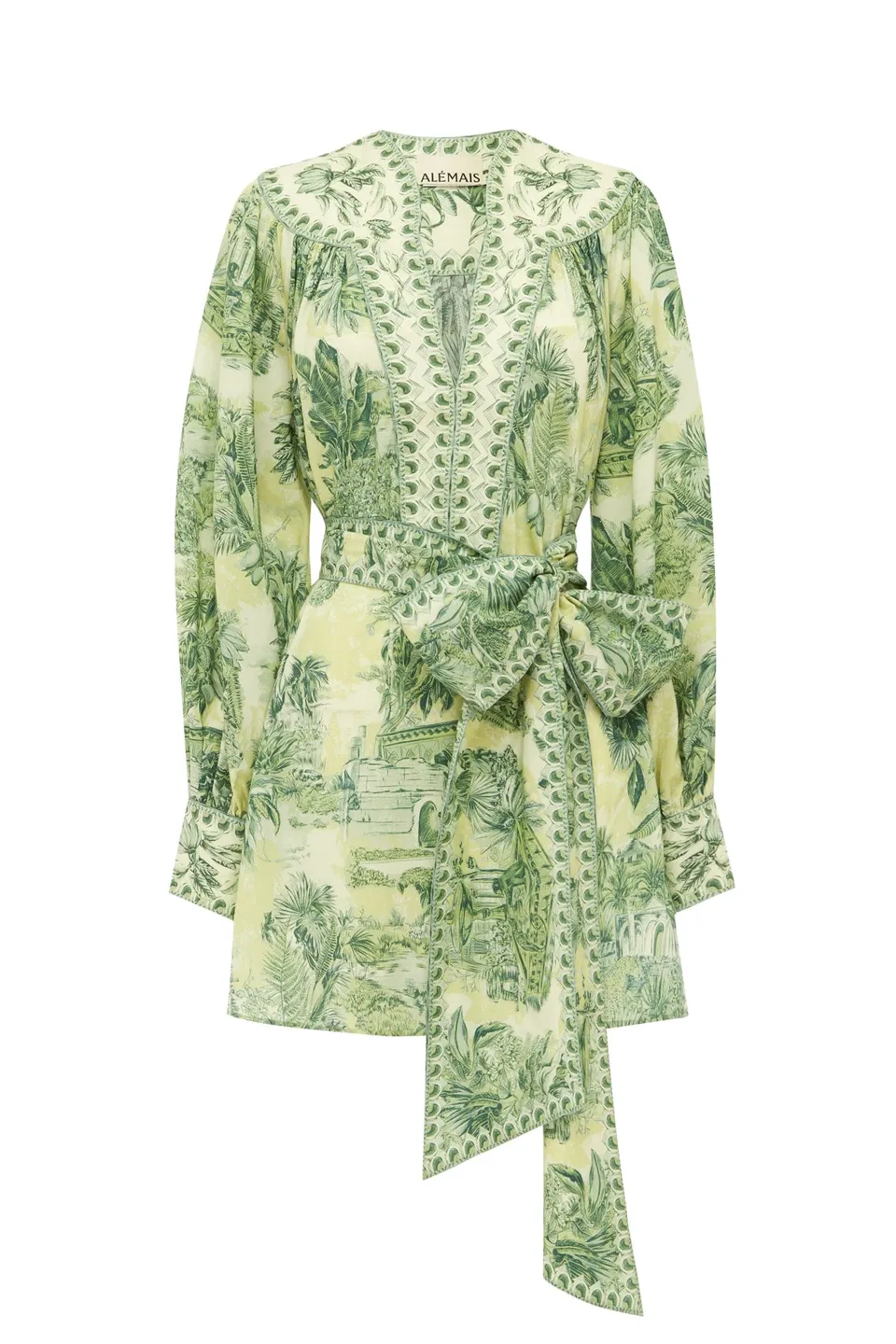 Alemaïs Sara Mini robe col V coton poches