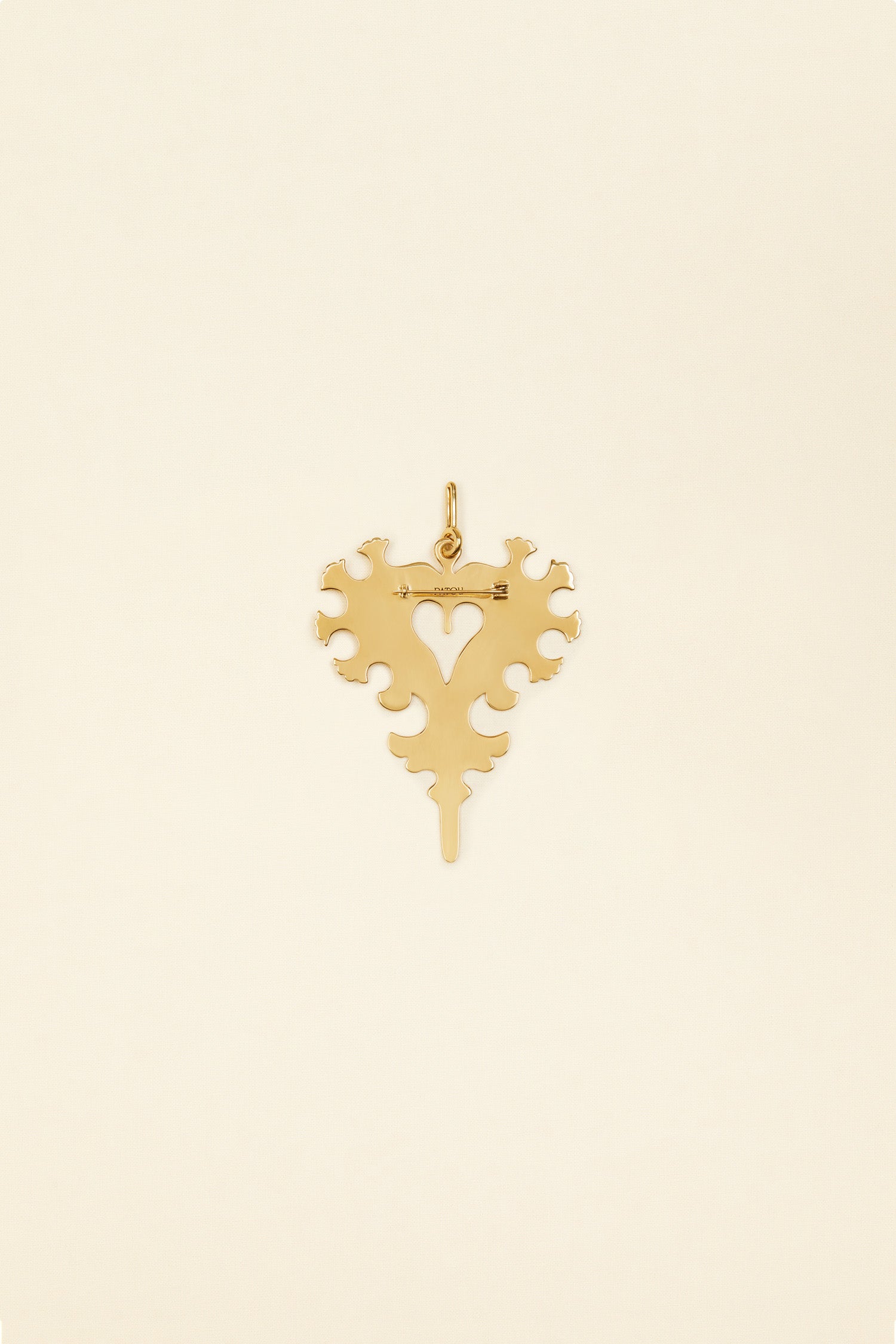 Patou JW0501000299G collier broche laiton doré