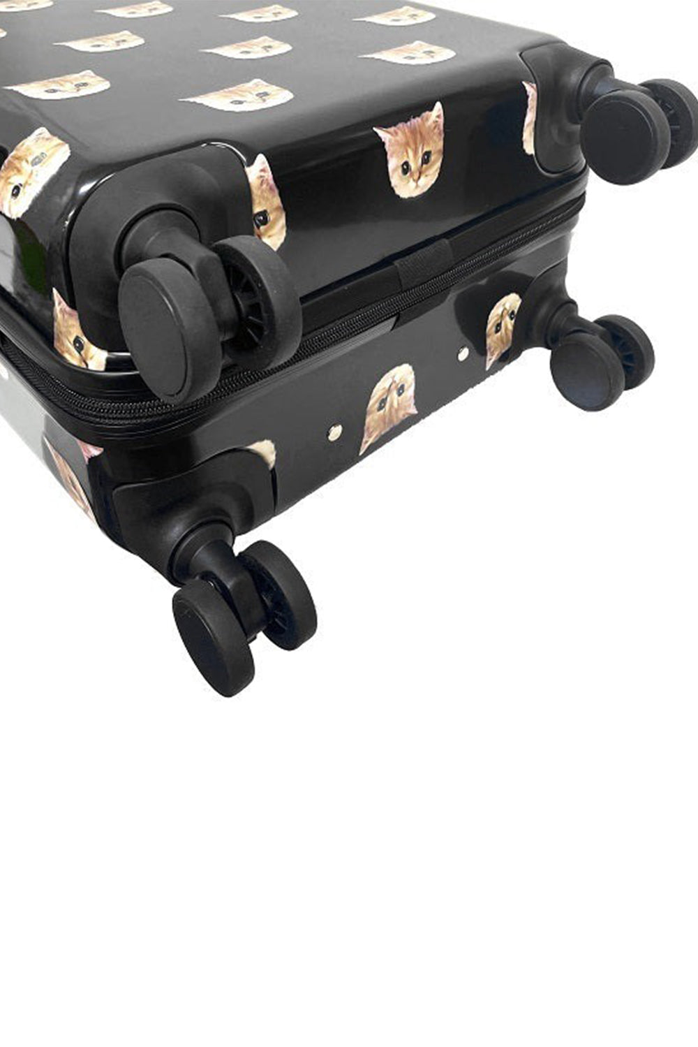Paul & Joe Nounette valise noire 55 cm motif chat