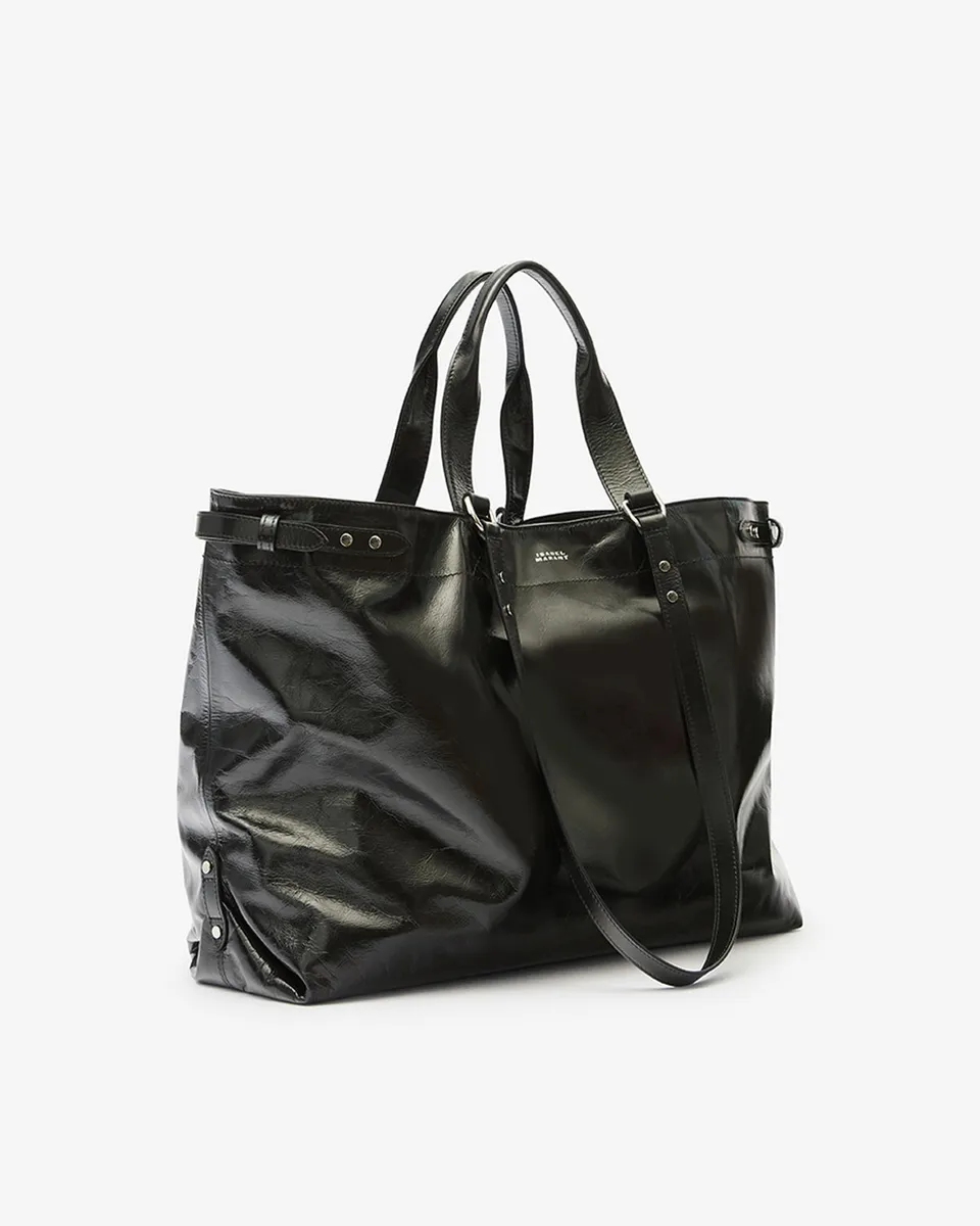 Isabel Marant Winna Tote PP0472FA sac cuir noir