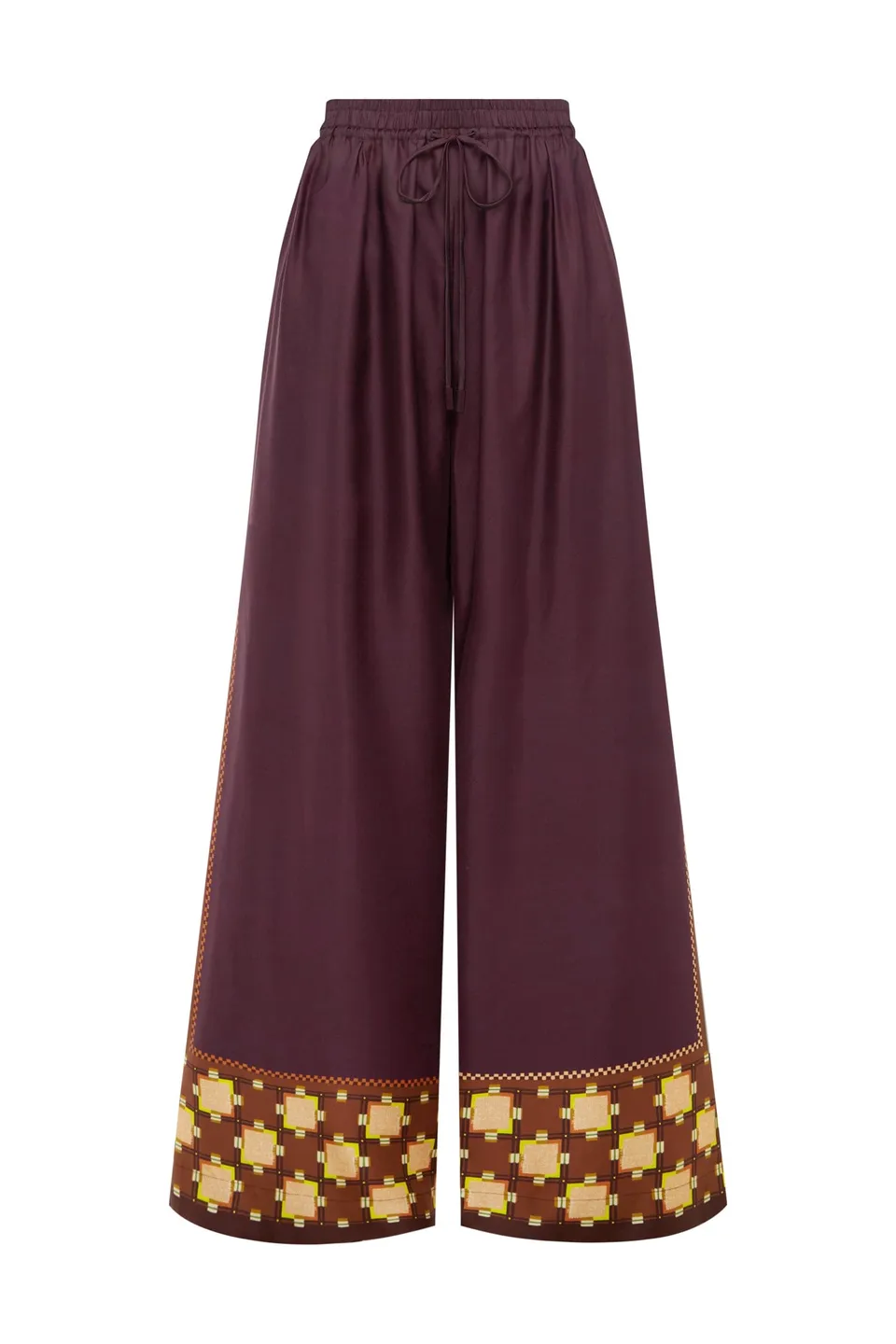 Alemaïs Wilson Silk pantalon large soie imprimé