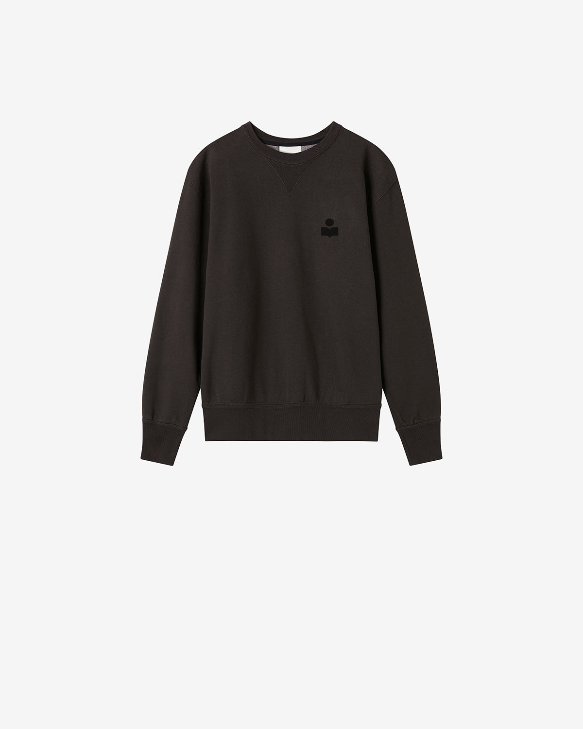 Isabel Marant Mike sweatshirt noir delave coton