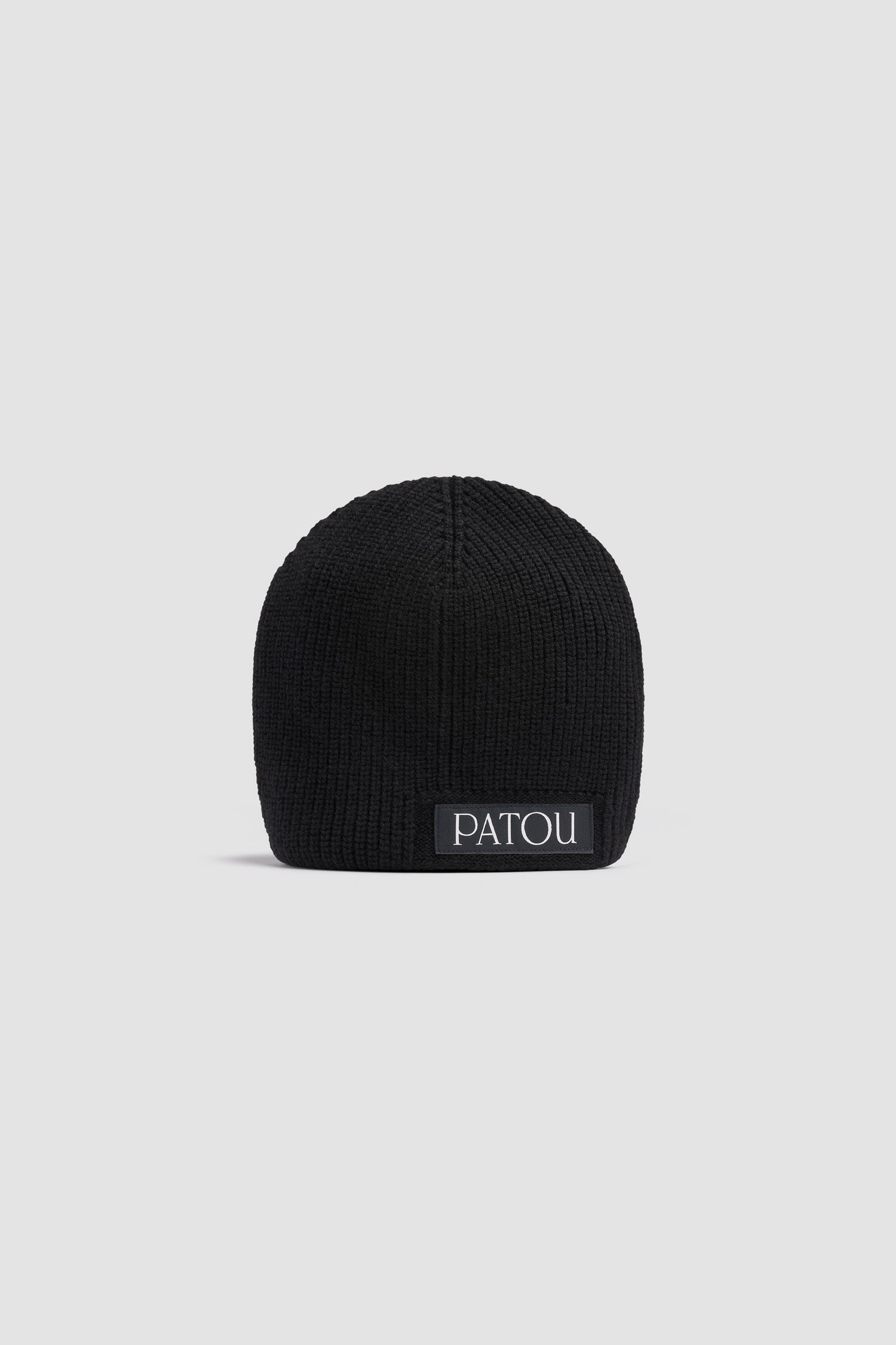 Patou H25AC102 bonnet laine cachemire noir TU