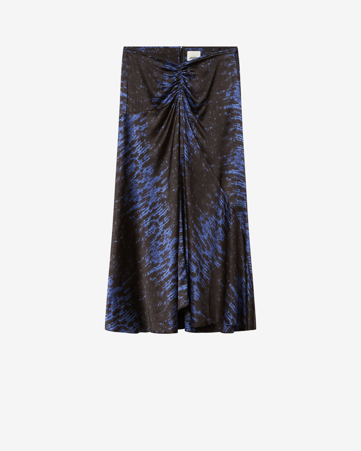 Isabel Marant Laren jupe soie nuit python midi