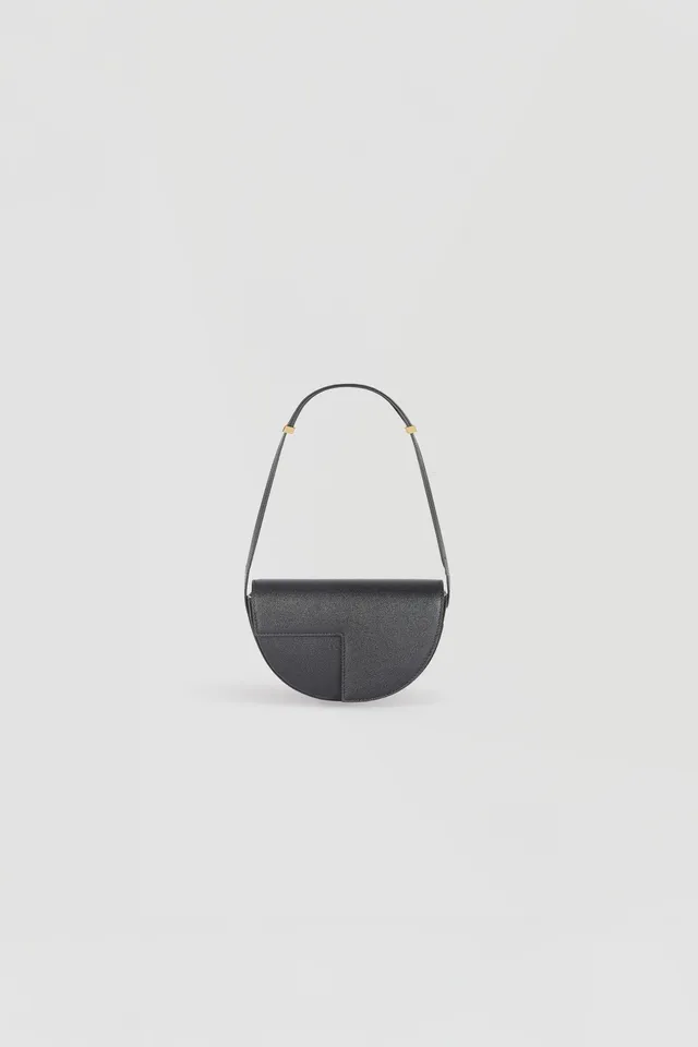 Patou Le Petit Patou BA003 sac cuir noir 20 cm