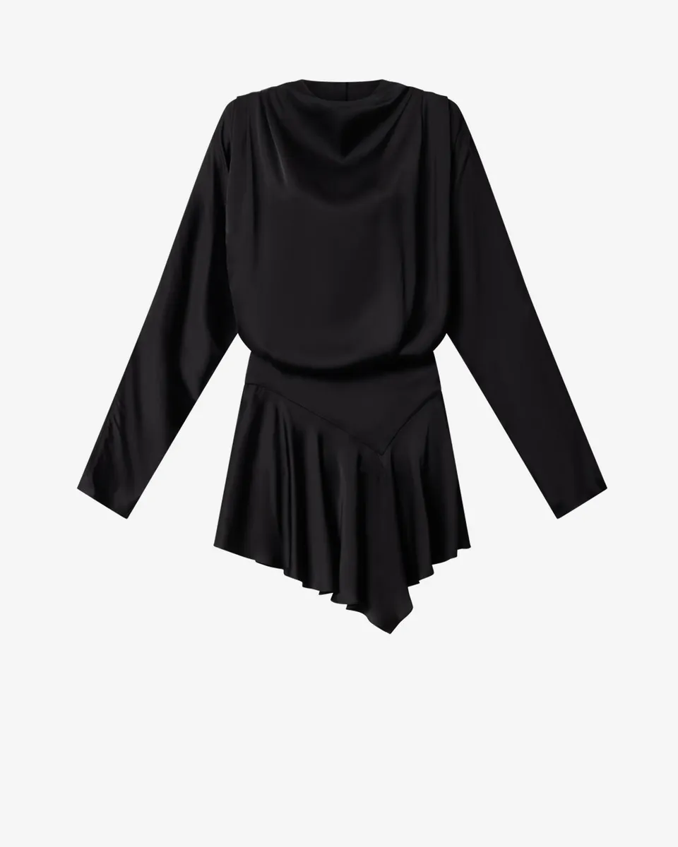 Isabel Marant Neline RO1094FA robe noire 34-42 satin