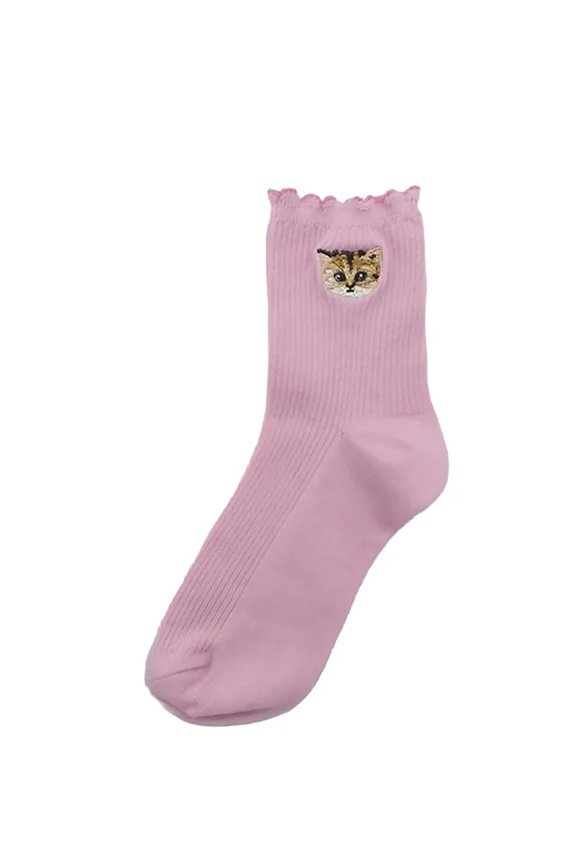 PAUL & JOE Chaussettes Chaussettes rose Nounette coton