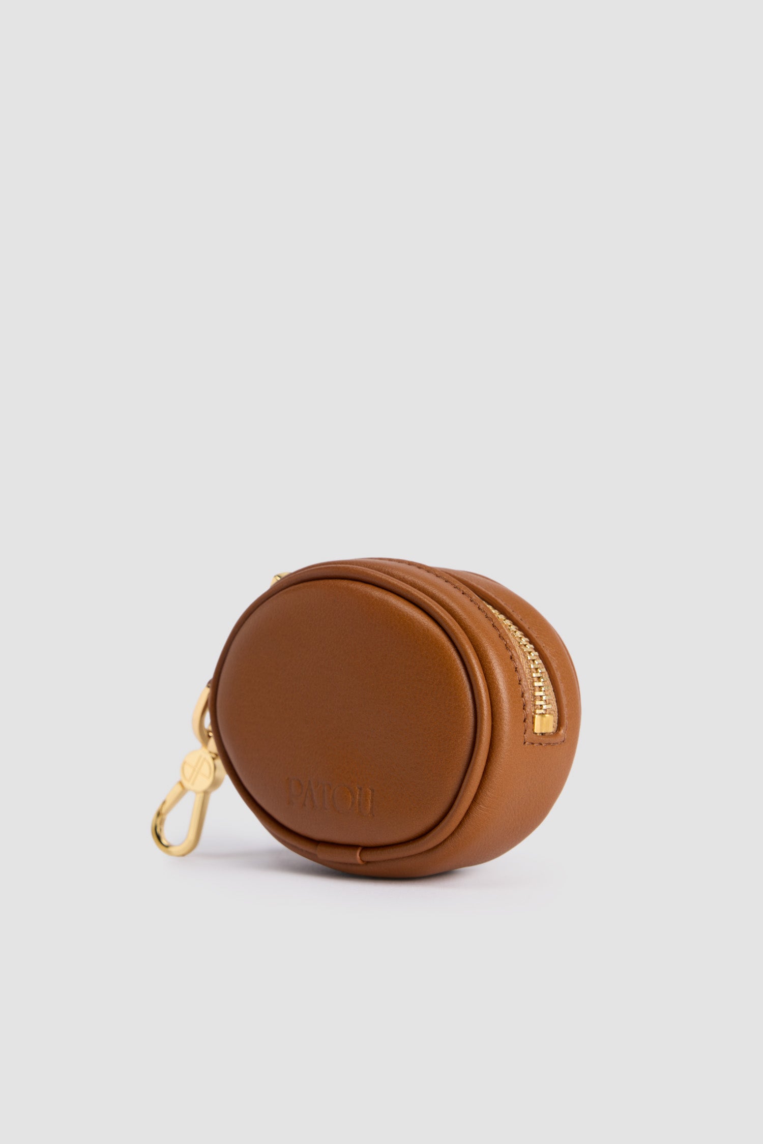 Patou Mini JP pochette cuir autumn leaf crochet