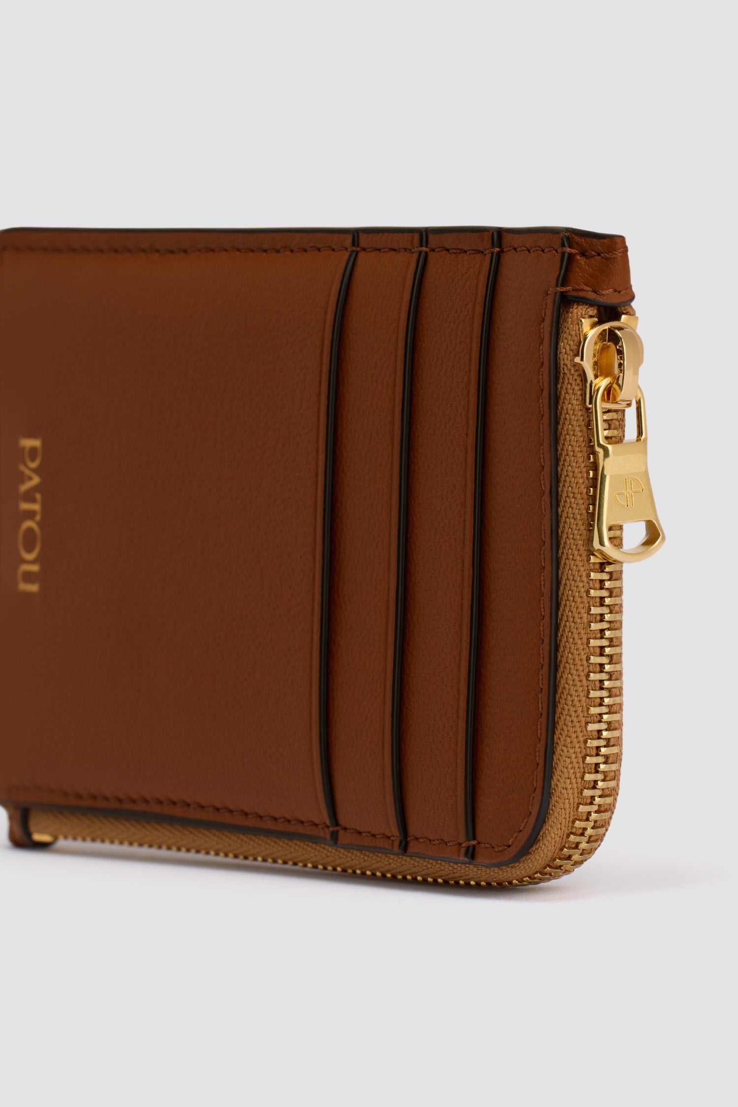 Patou SL005 porte-cartes cuir Black Chestnut TU bicolore