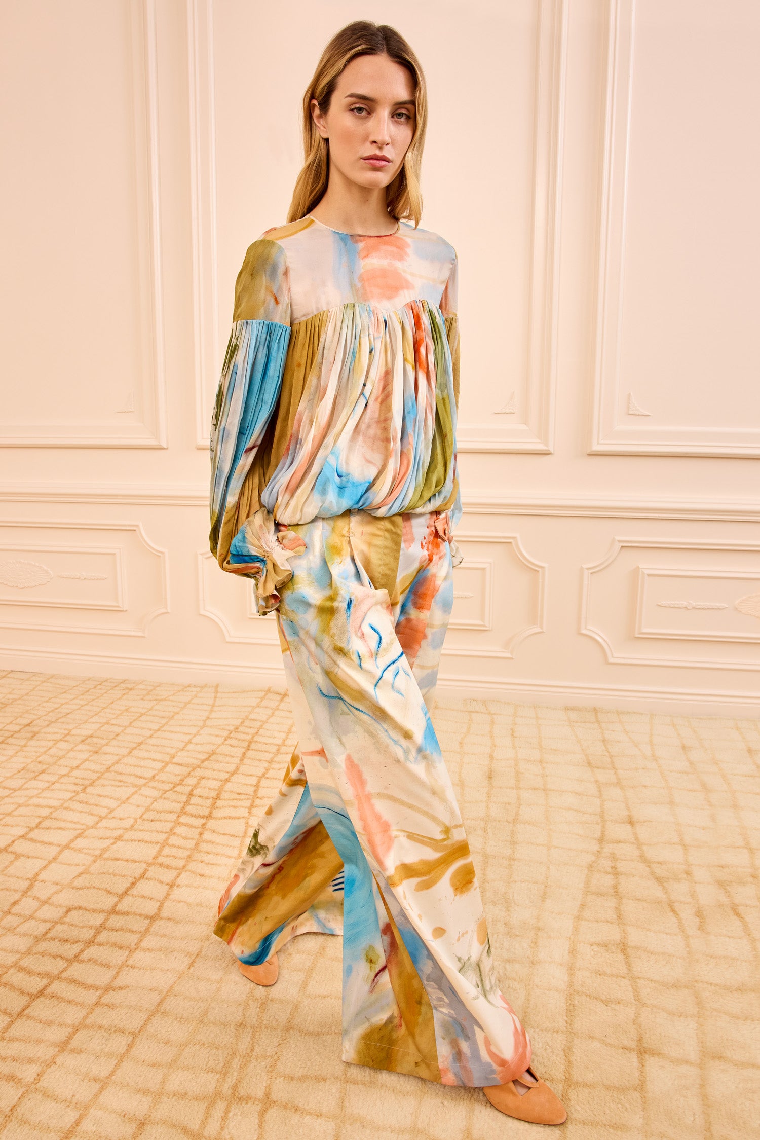 Ulla Johnson Pearl chemisier soie western dream