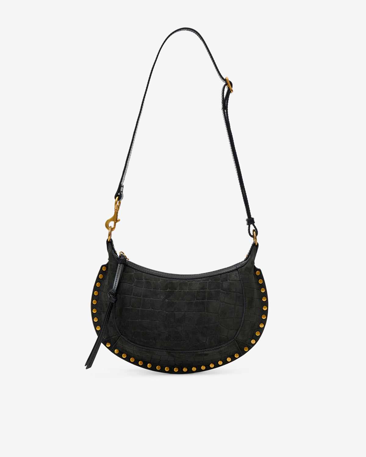 Isabel Marant Oskan Moon PP0003FA sac cuir noir croco