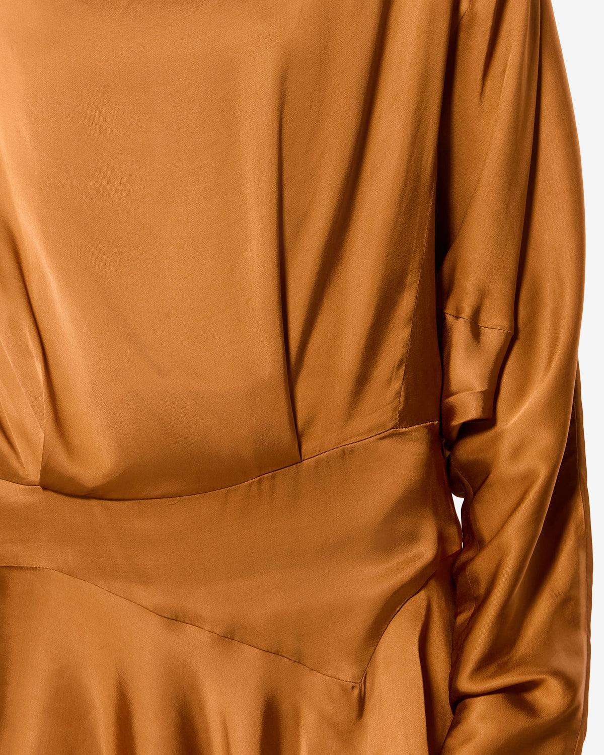 Isabel Marant Robes Robe Neline Satin Caramel 36