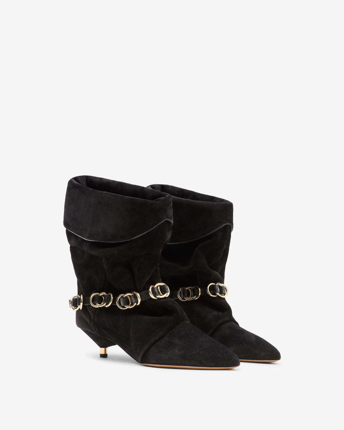 Isabel Marant Edrik BO0285FA bottines noir cuir talon 4,5 cm