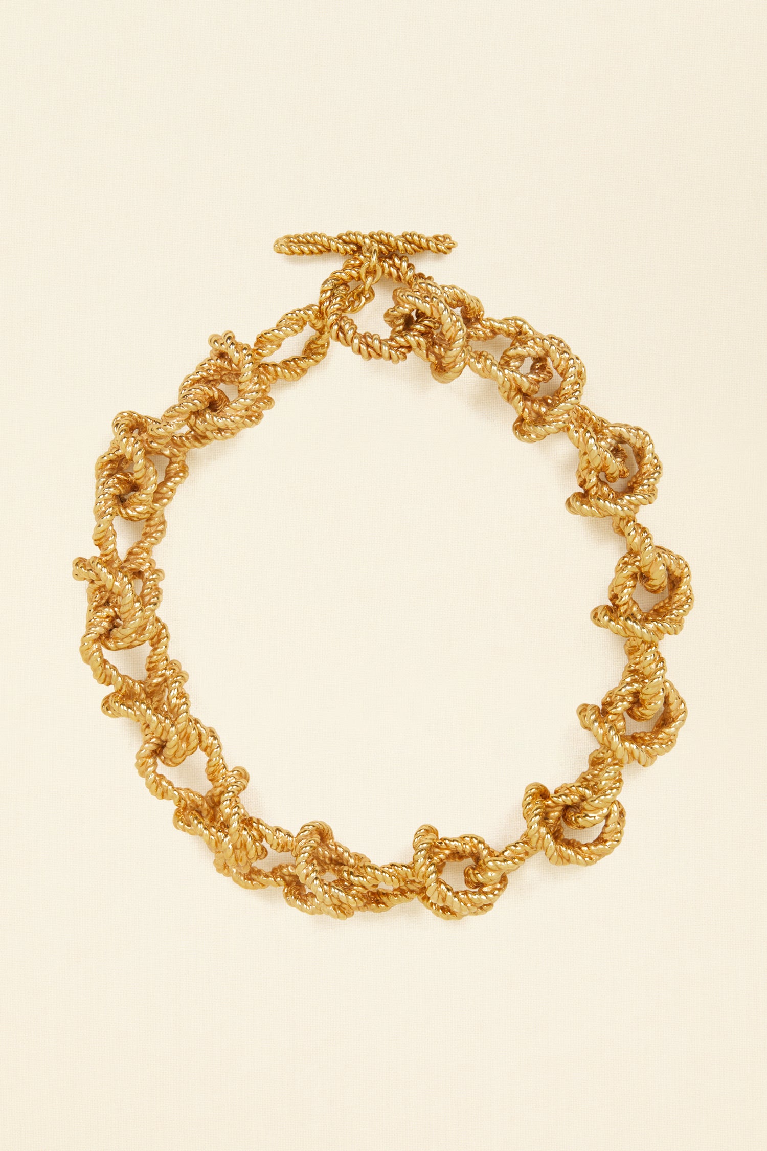 Patou JW077 collier chaîne doré laiton Taille Unique