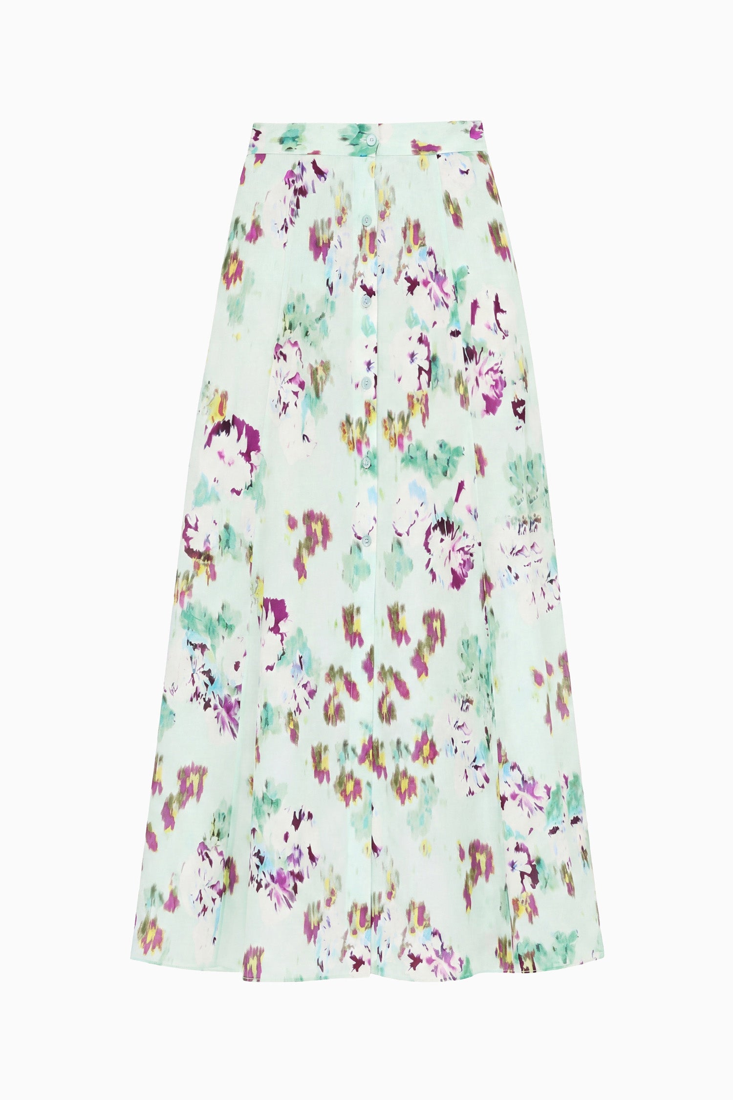 Ulla Johnson Rowan jupe midi soie Oasis