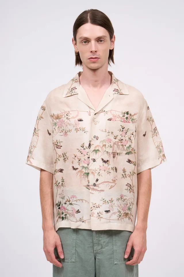 Paul & Joe Hauts chemise PHIL lin soie imprimée ample