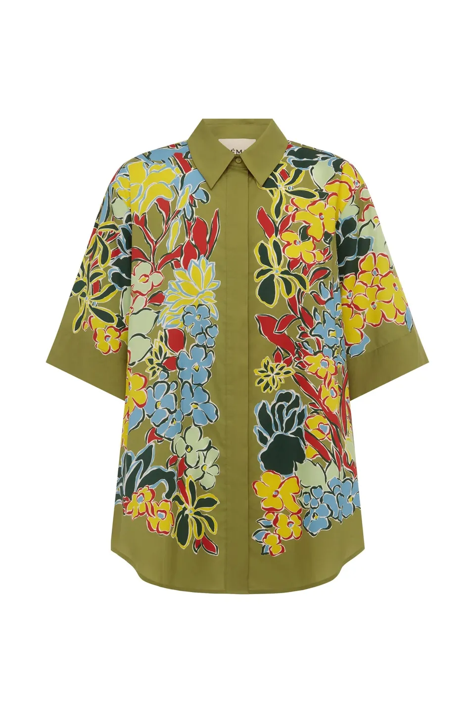 Alemais Solstice Shirt chemise fleurie ample manches courtes