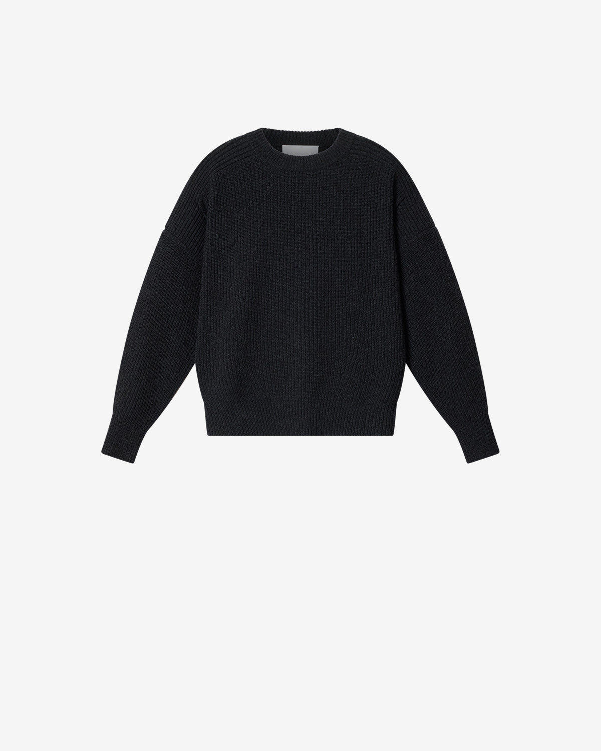 Isabel Marant Larry pull laine gris foncé cachemire