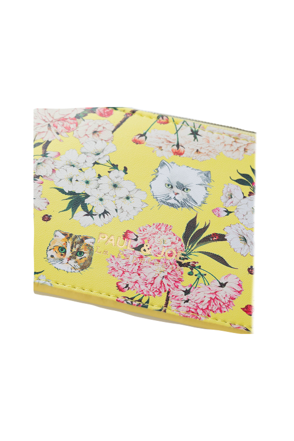 Paul & Joe Gipsy porte-cartes jaune fleurs TU