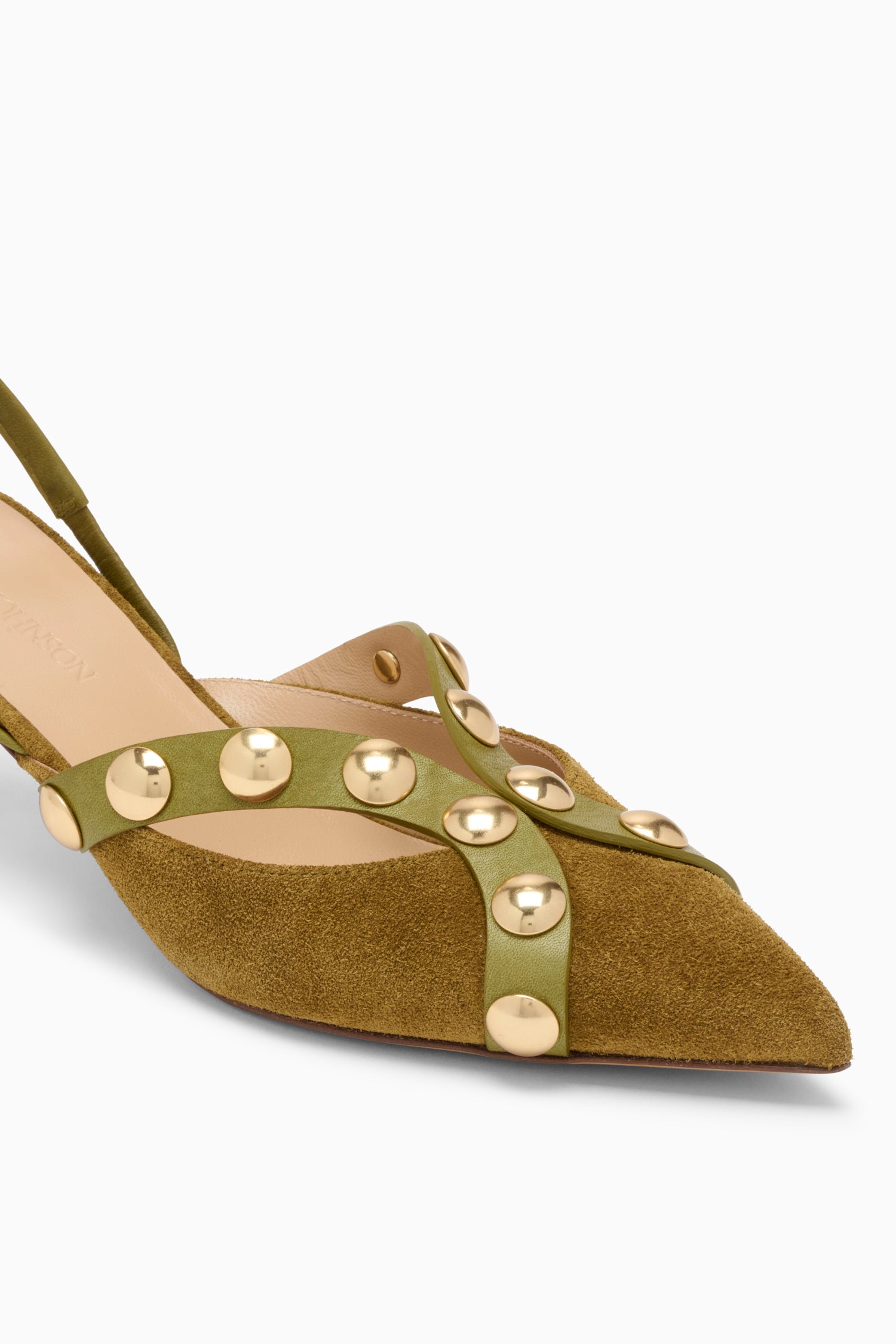 Ulla Johnson Vendome PF261024 escarpins olive