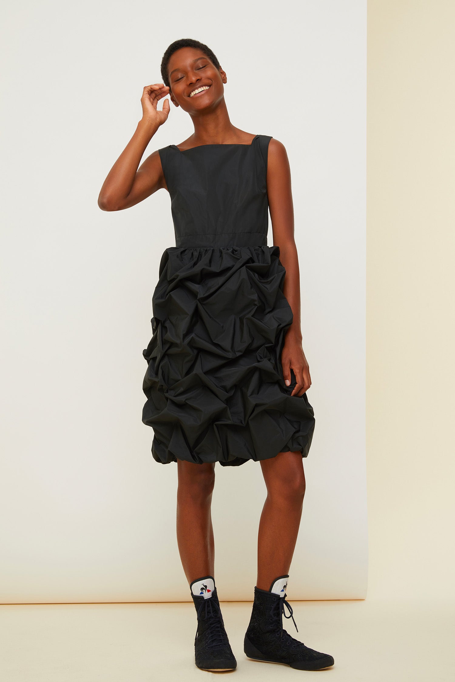Patou H20DR0090011499B robe faille boule blackberry midi