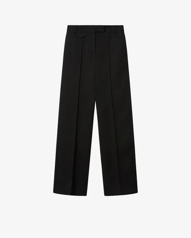 Isabel Marant Lusia pantalon tailleur noir laine