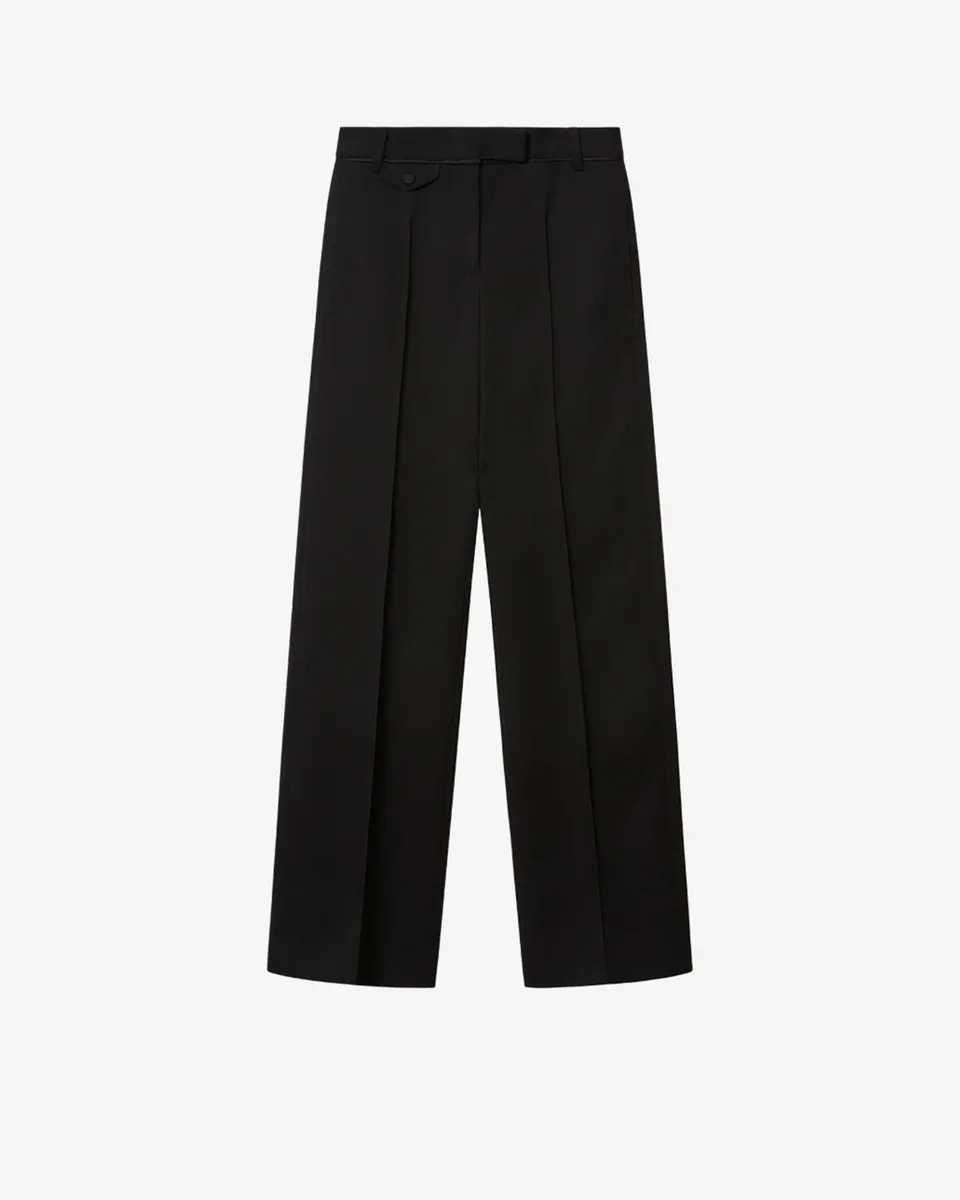 Isabel Marant Lusia pantalon tailleur noir laine