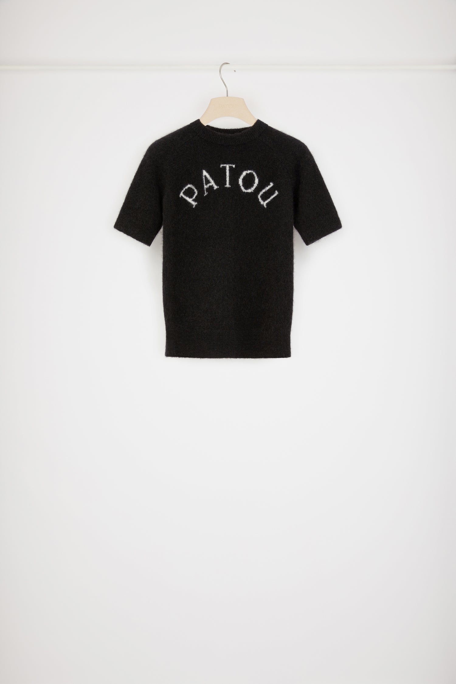 Patou H23KN1498065999B top maille alpaga noir M