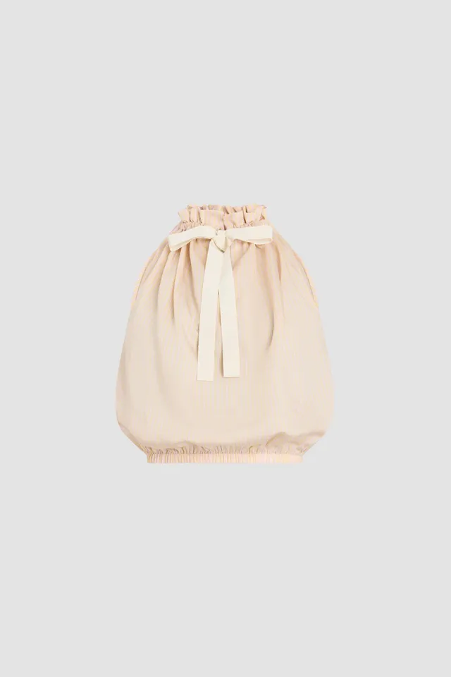 Patou TO178 top sans manches rayé beige Shell Beach