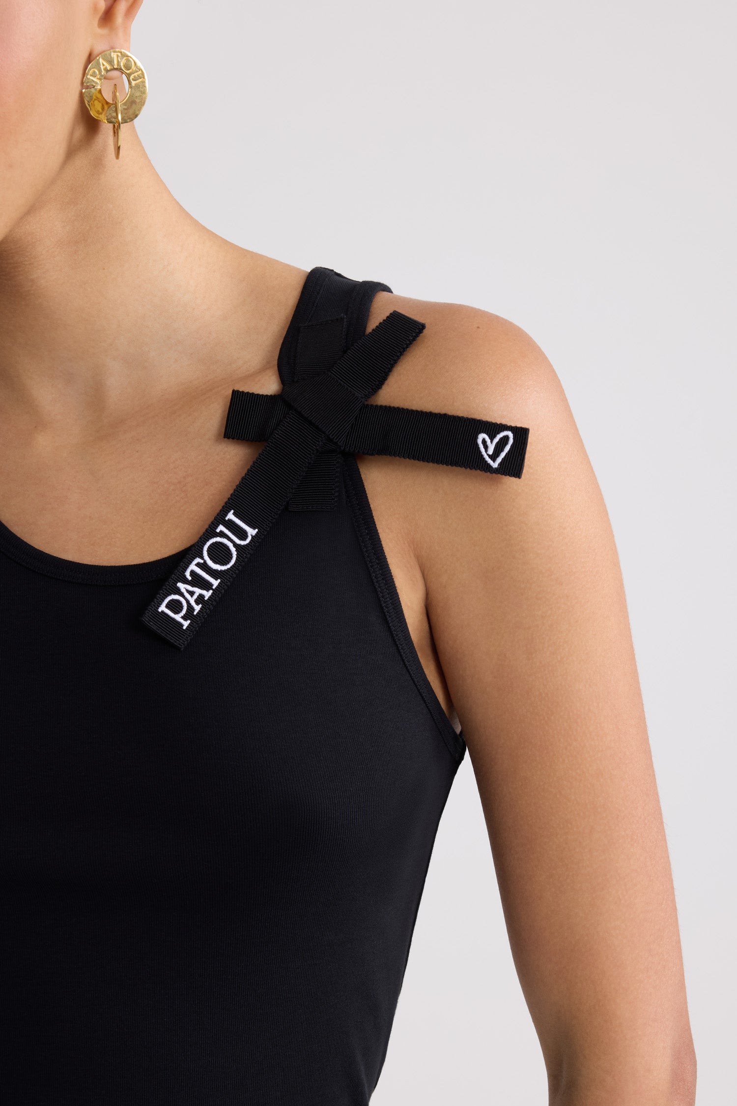 Patou JE2129994999B débardeur coton noir XS-XL