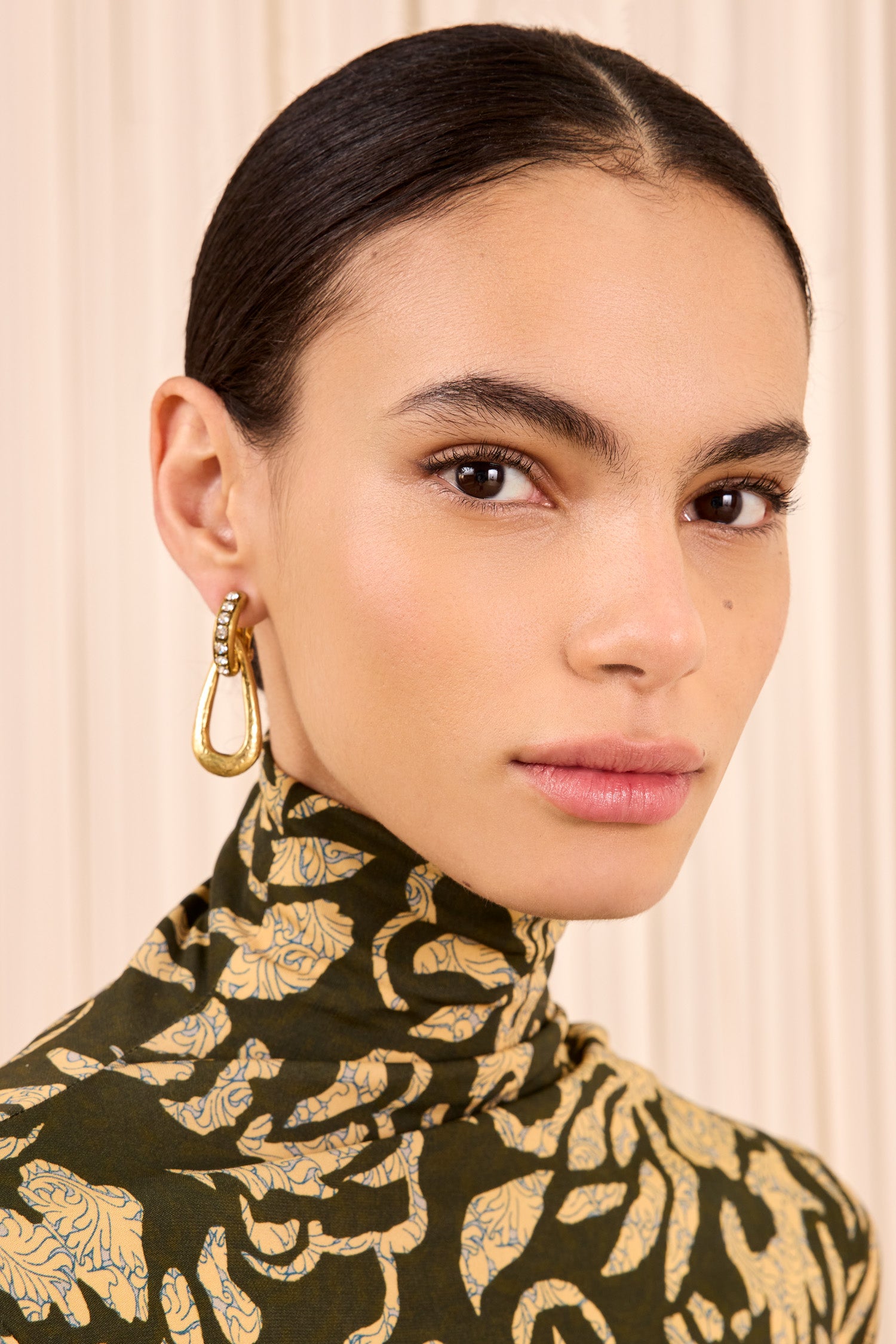 Ulla Johnson Jewelry Chunky Teardrop FA261401 boucles laiton doré