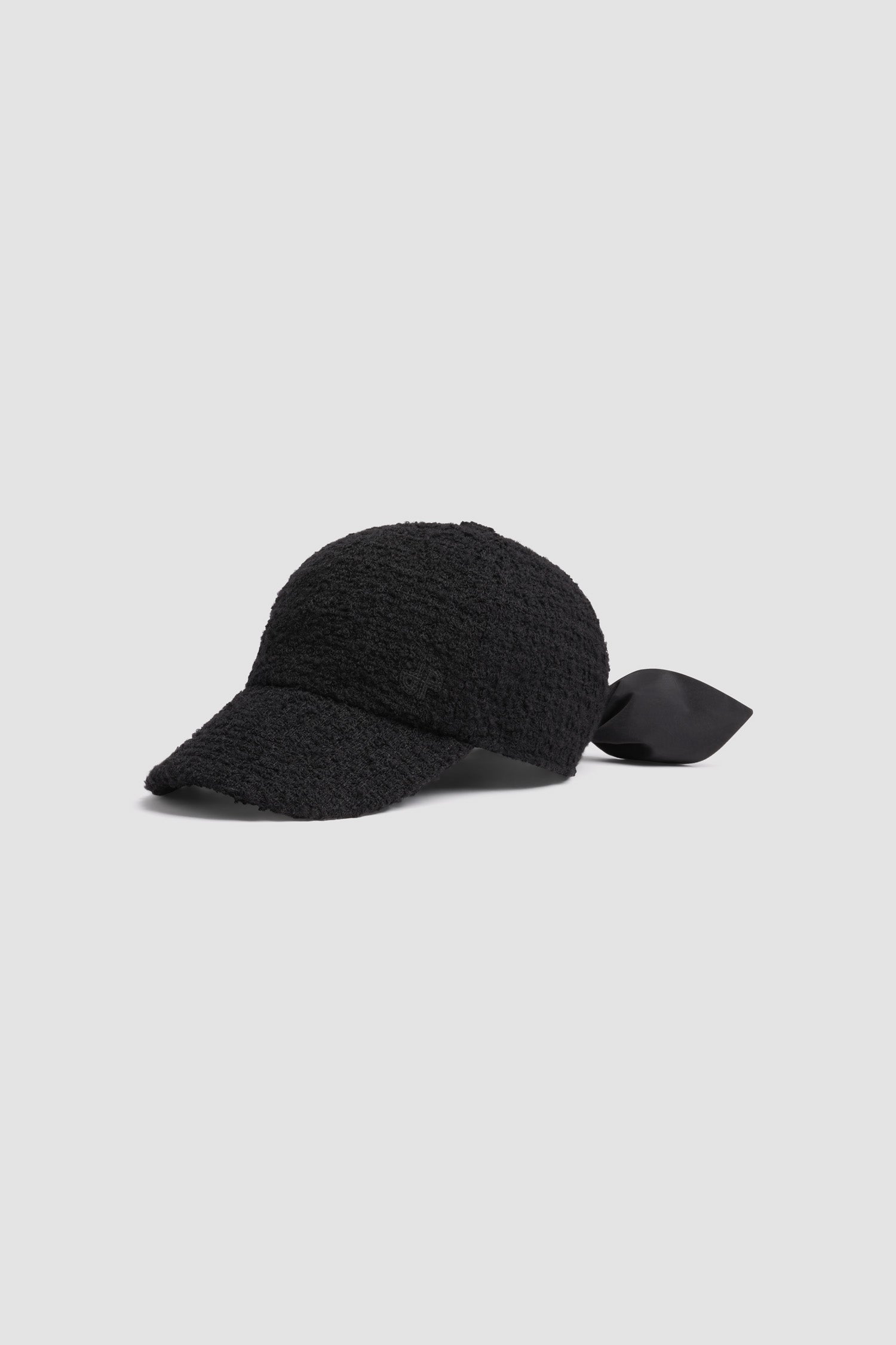 Patou AC111 casquette tweed laine noir S