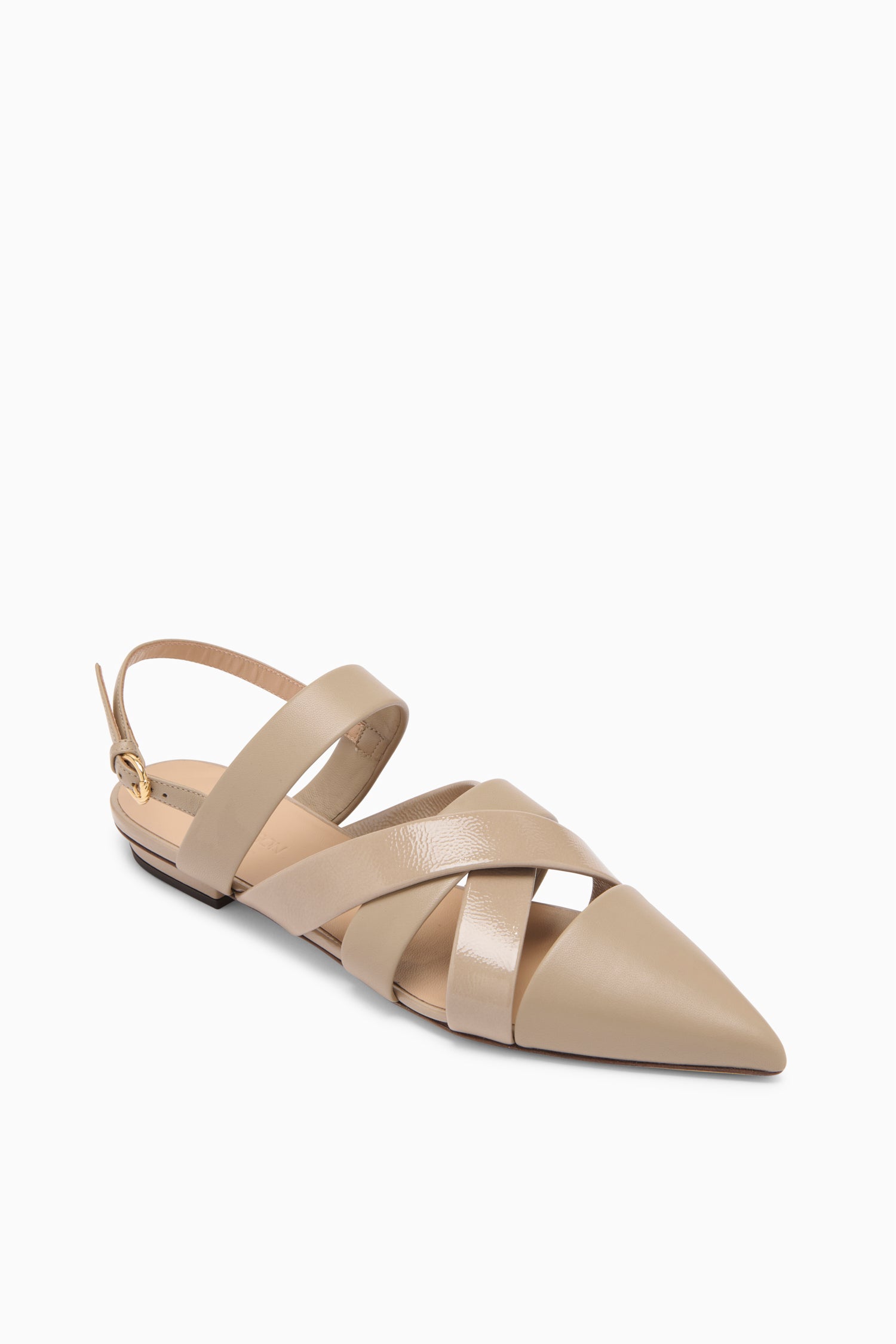 Ulla Johnson Tallulah ballerines cuir mica pointues