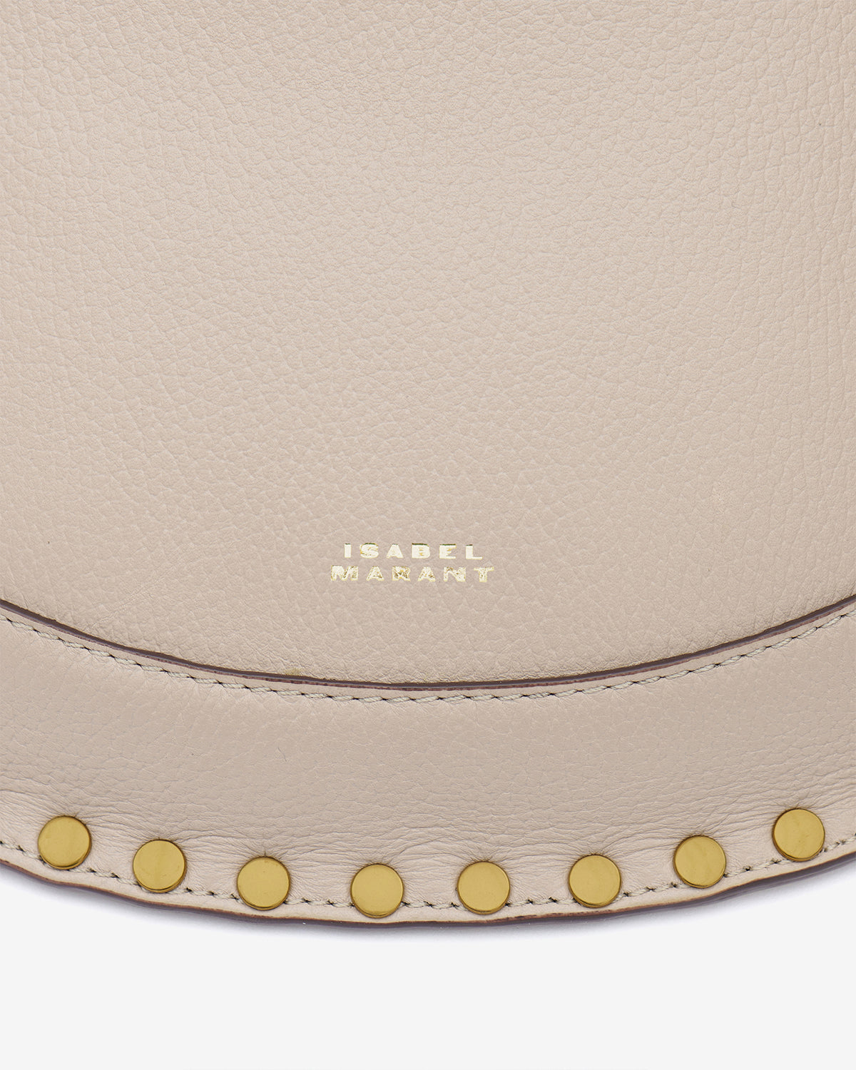 Isabel Marant Skano BJ0001FA sac banane beige clair cuir