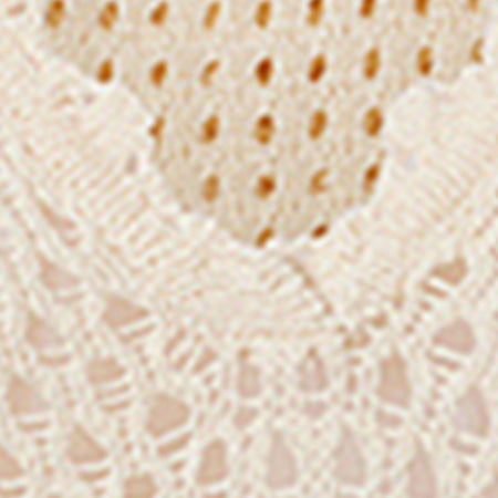 Isabel Marant Zelnie robe crochet écru capuche courte