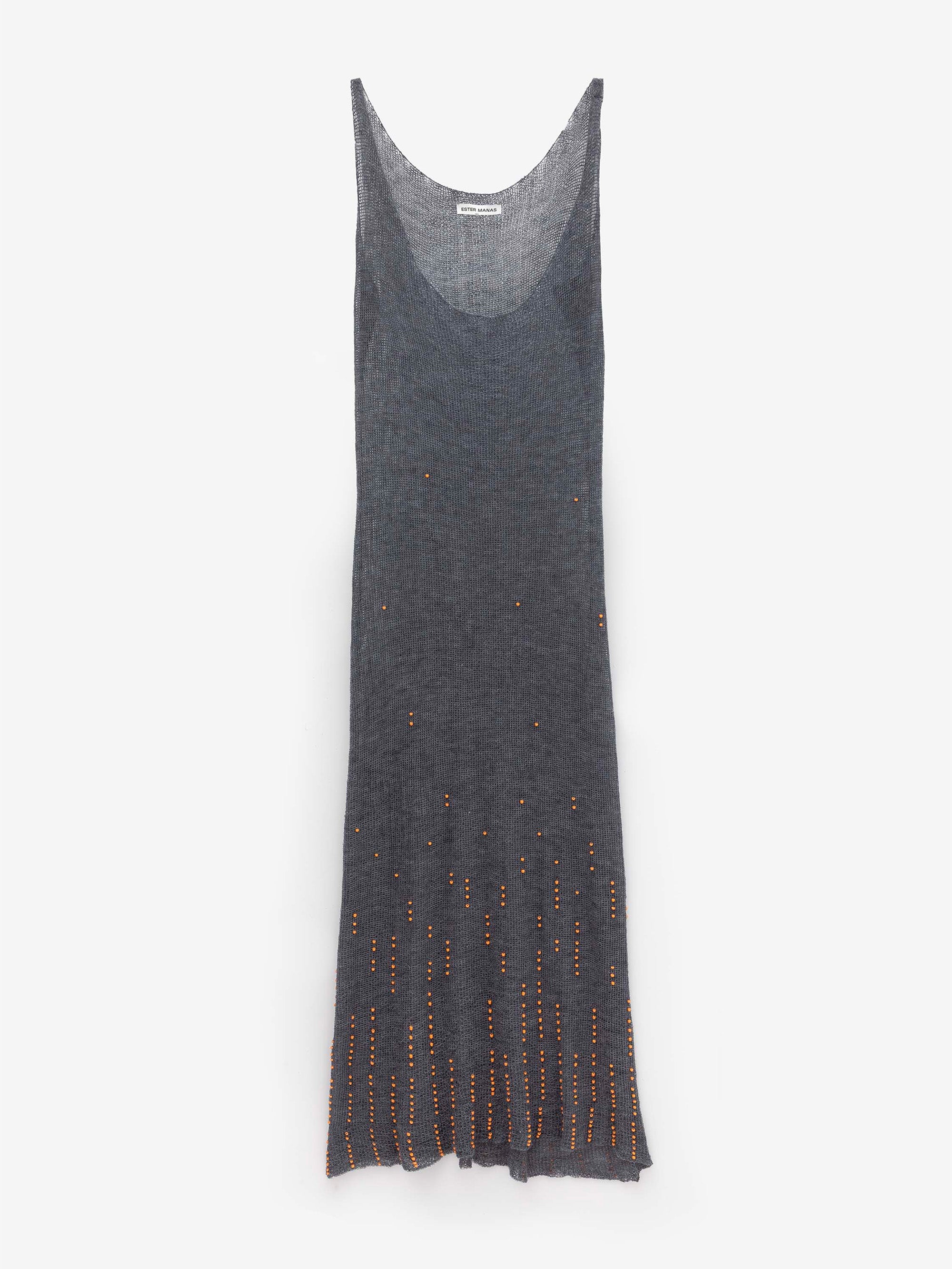 Ester Manas Beaded Open-Knit Wool robe M/L