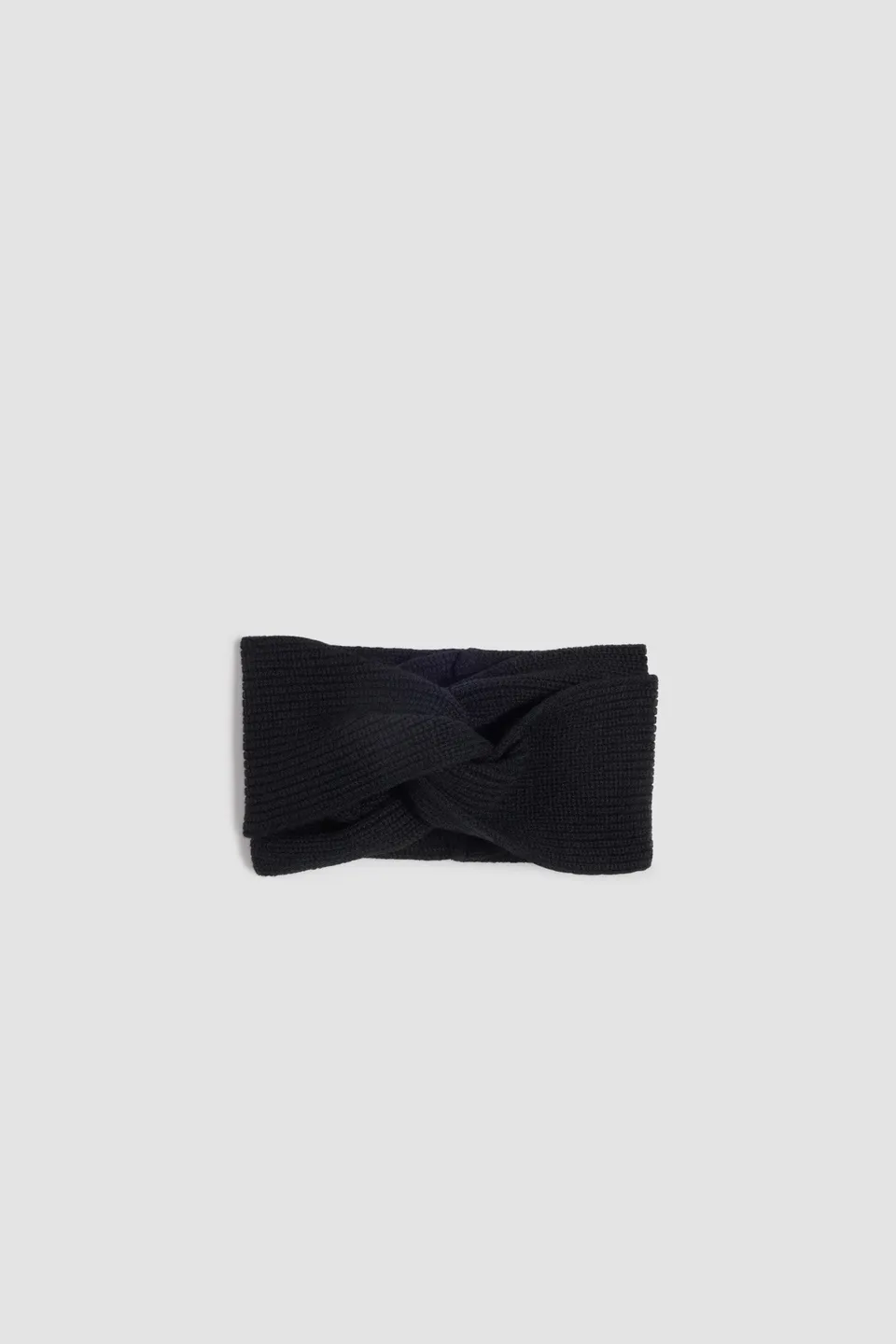 Patou AC083 bandeau turban laine Black TU
