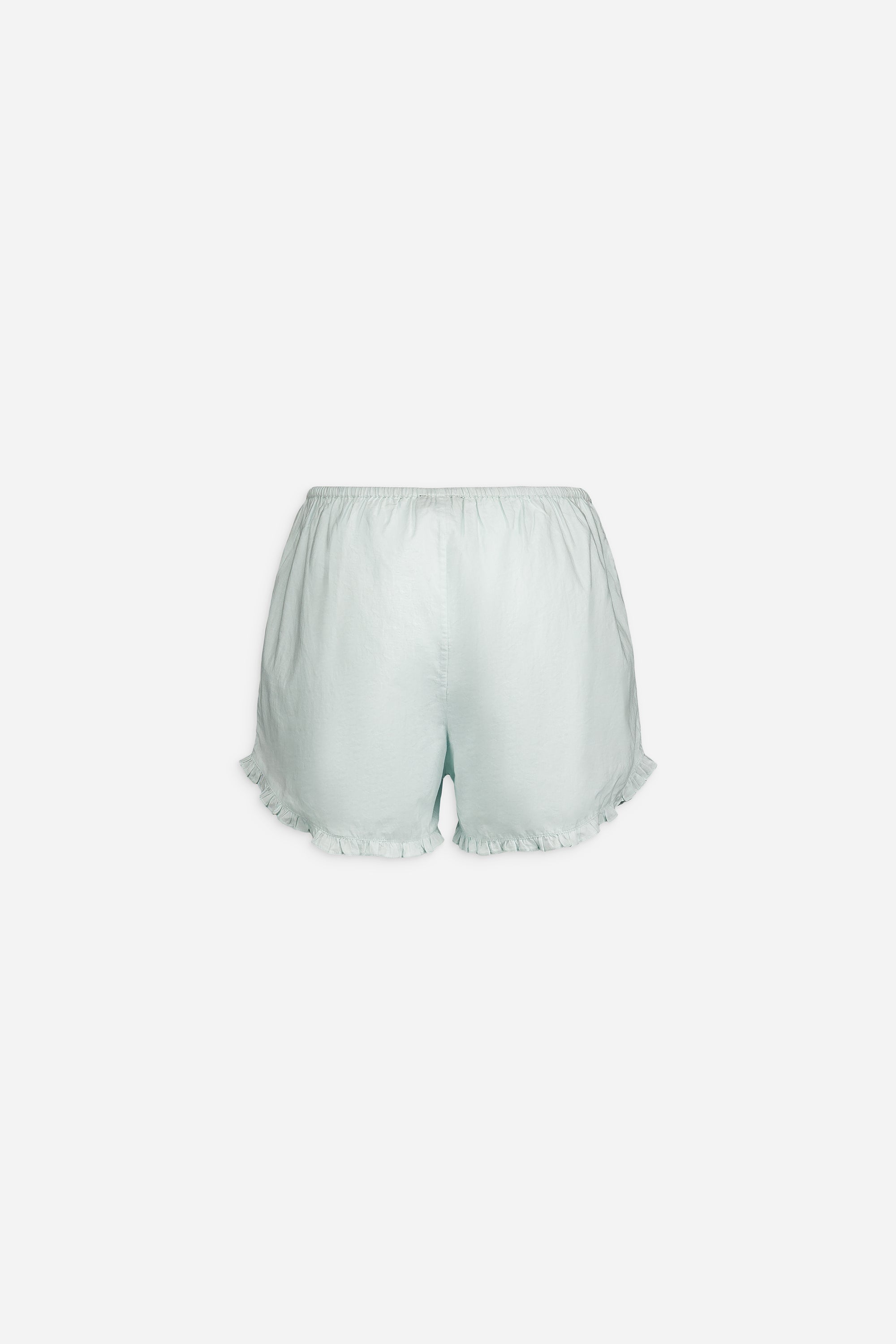 Paul & Joe Tailoring PIAF short voile coton brodé baby blue