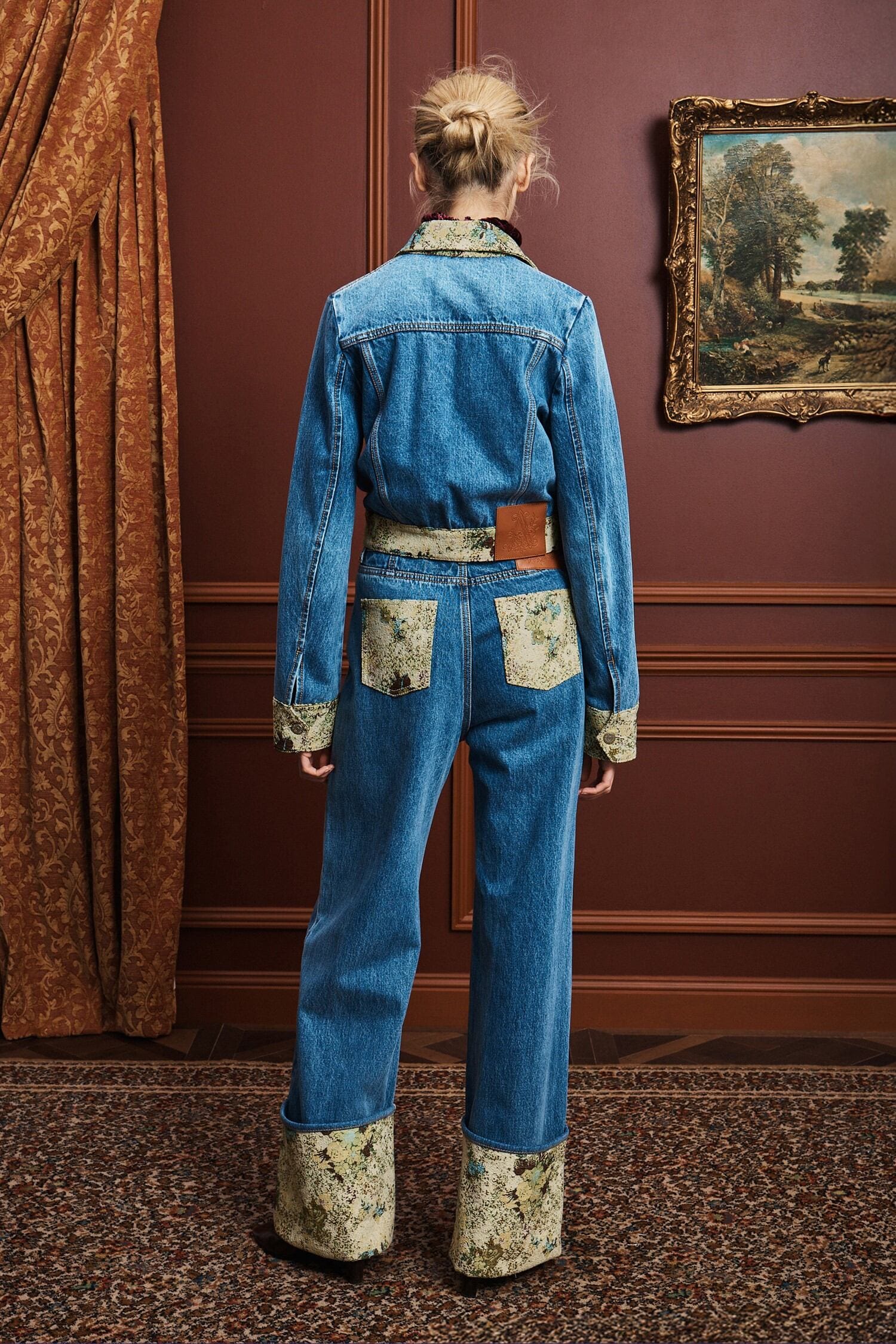 Alemäis Marcel veste jean courte jacquard taille 10