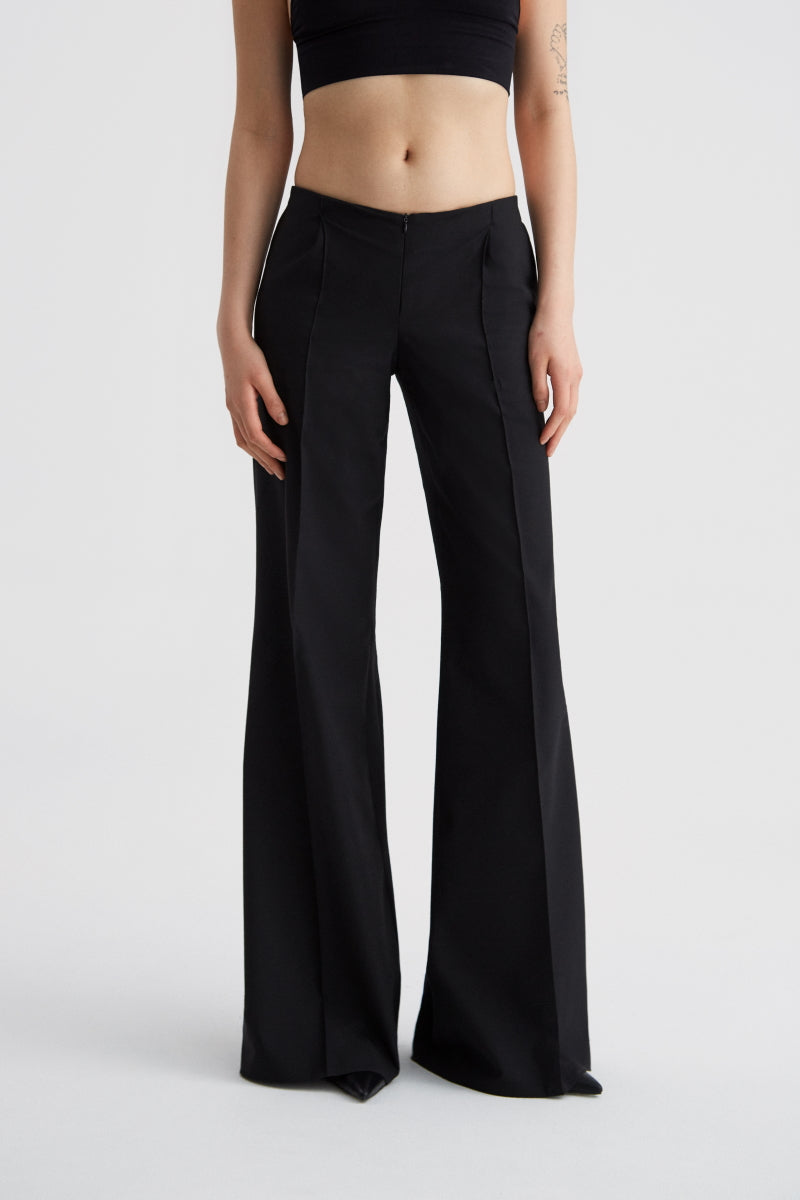 ATU Body Couture Trousers pantalon large Scout laine taille basse