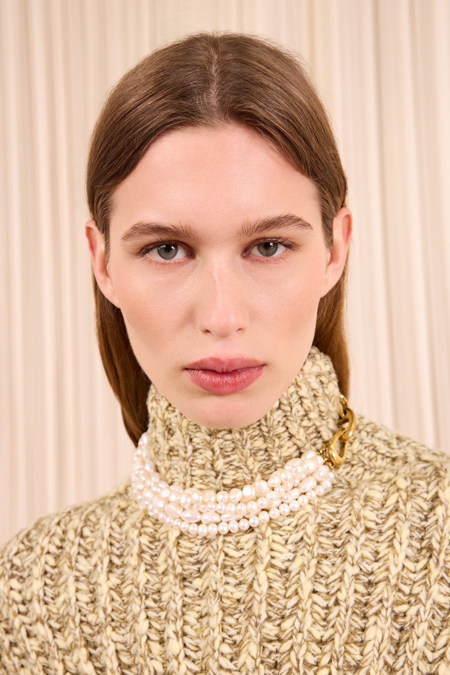 Ulla Johnson Pearl Multistrand Choker collier perles OS