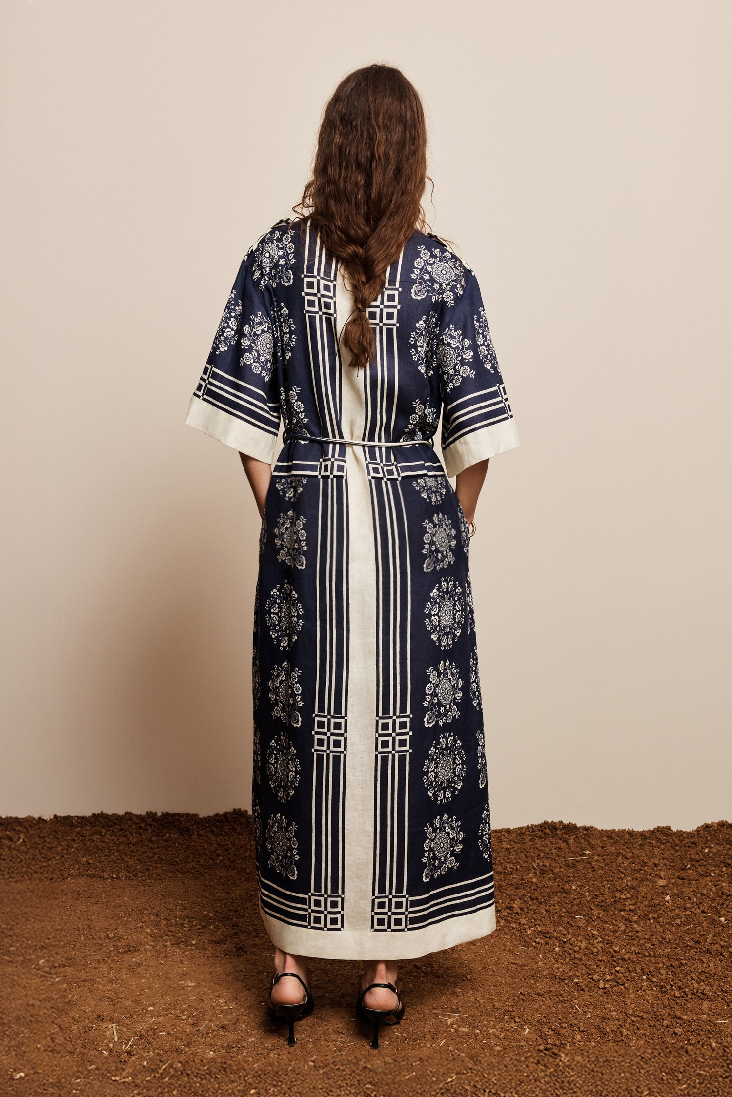 Alemäis Banderra Linen robe chemise lin taille 10