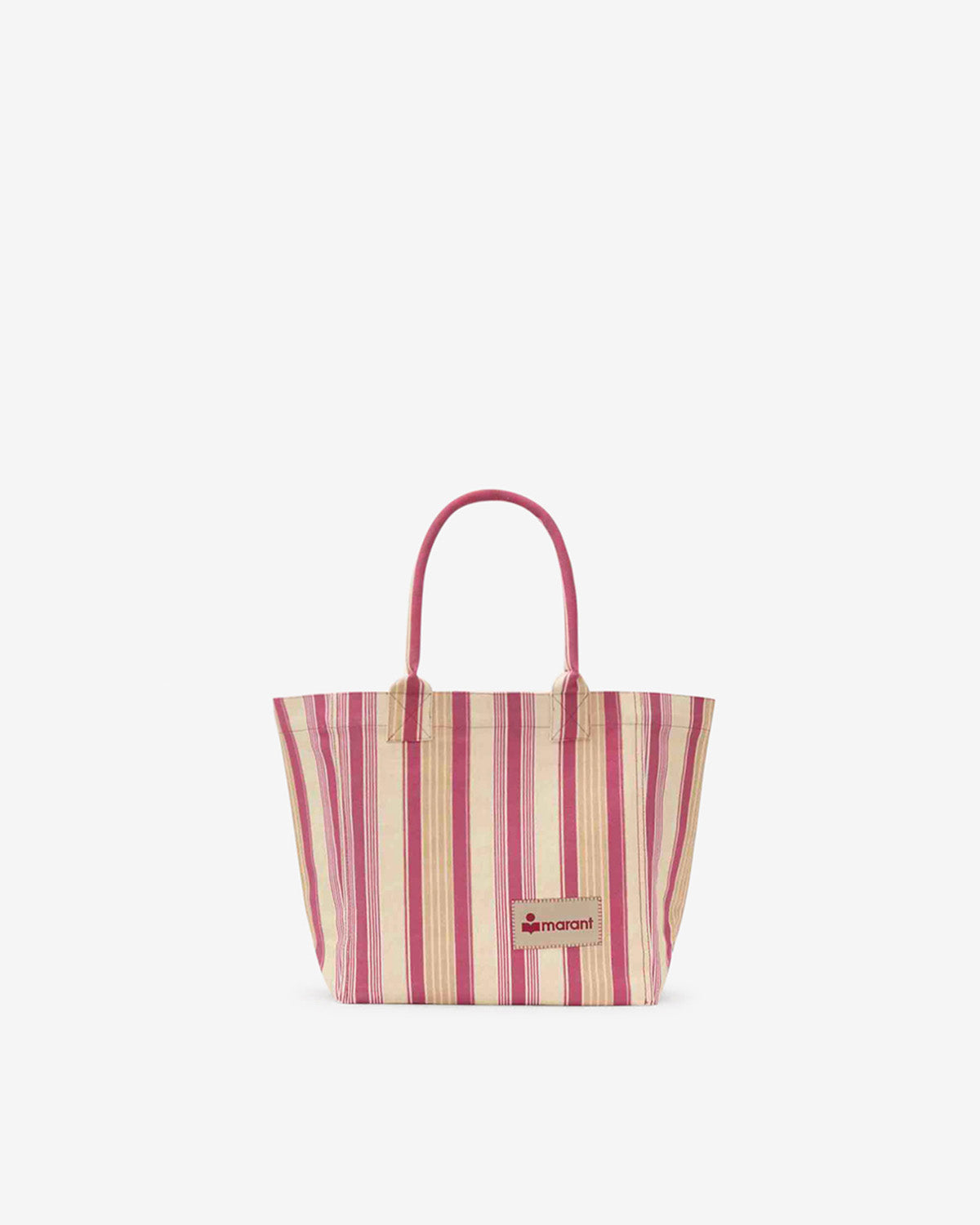 Isabel Marant Yenky PM0002FC sac cabas coton rouge rayé